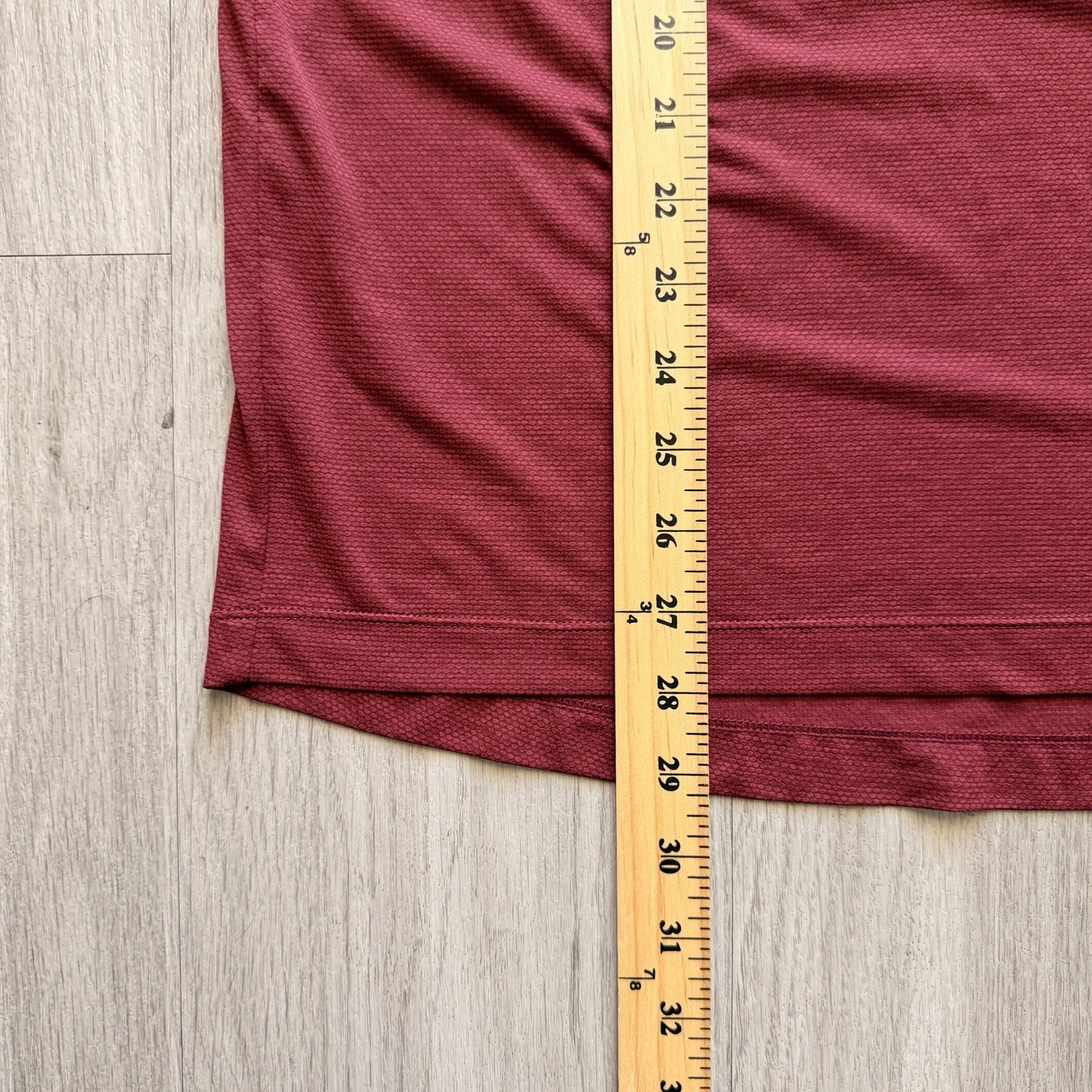 Rapha Mens Trail 3/4 Sleeve Jersey Size Large Red Technical Lightweight Cycling