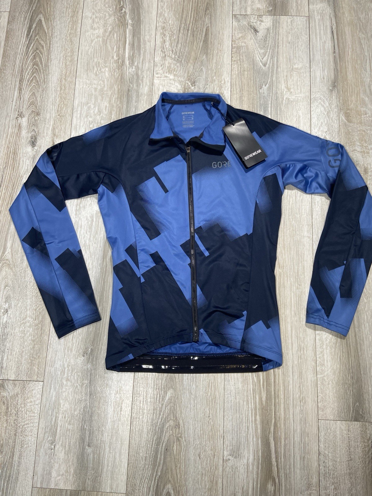 NEW Gore Long-Sleeve C3 Thermo Cycling Jersey, US men’s size XS Blue