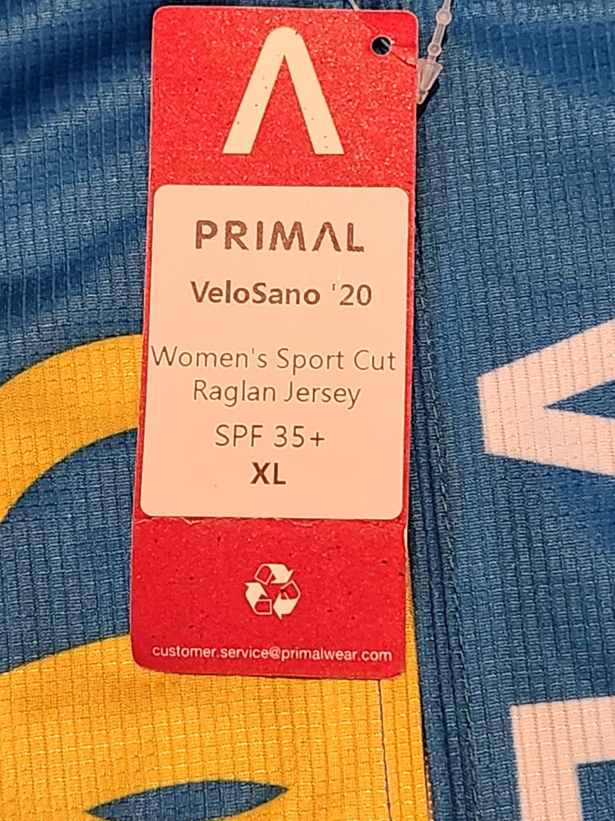 Primal Women XL VeloSano Cleveland Clinic Cycling Jersey Sport Cut Ohio NOS 2020