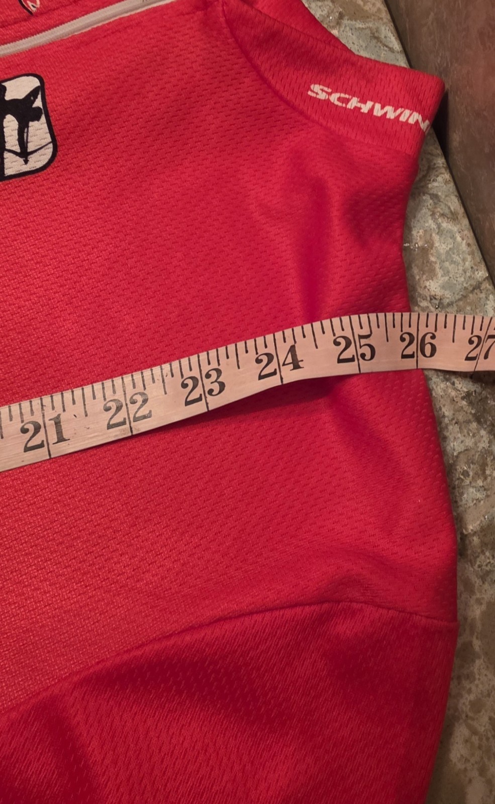 Giordana Men’s Graphic Pt 1/2 Zip Front Cycling Jersey Top w Back Pocket Size ?