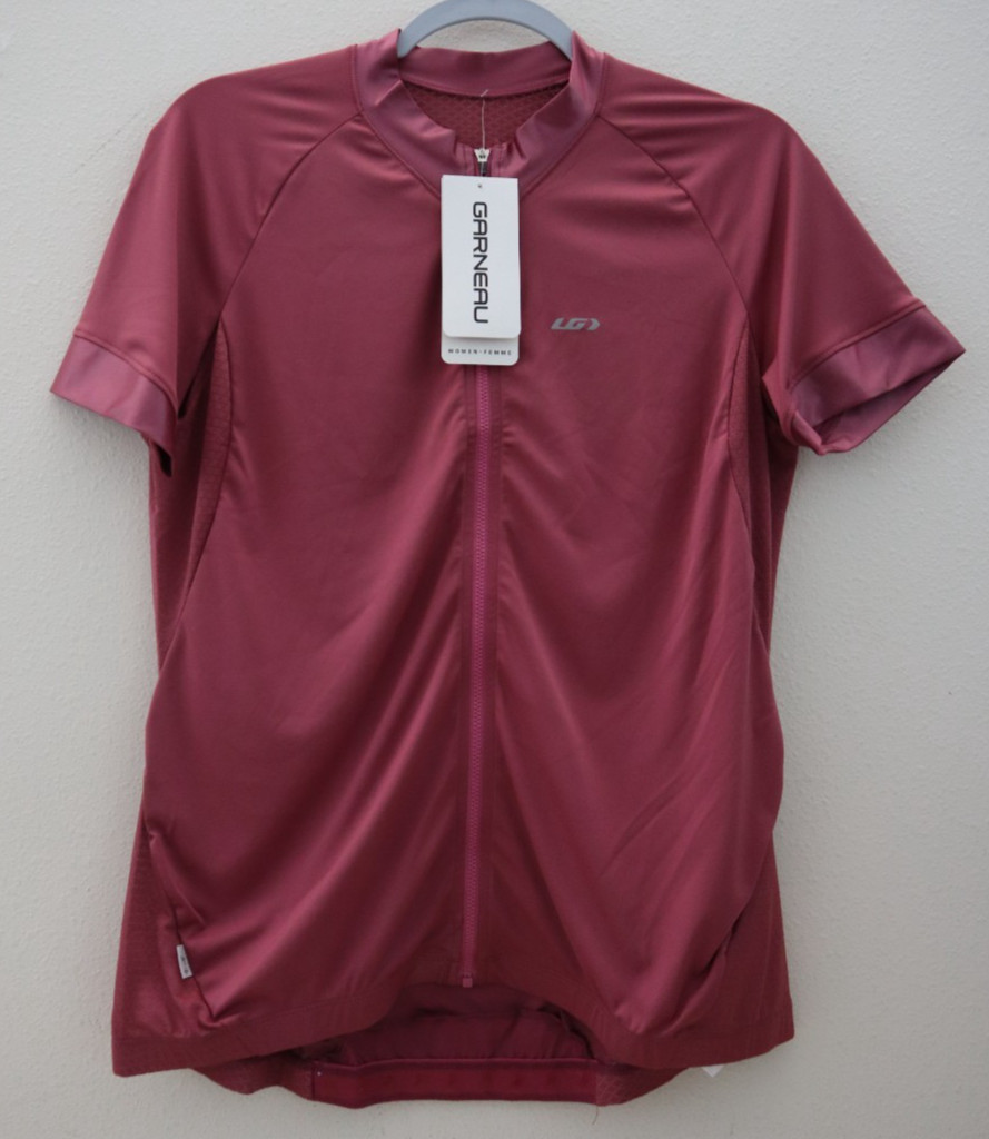 Louis Garneau 0820982-209 Women’s Sz XL Magenta Zircon 3 Full Zip Jersey $85