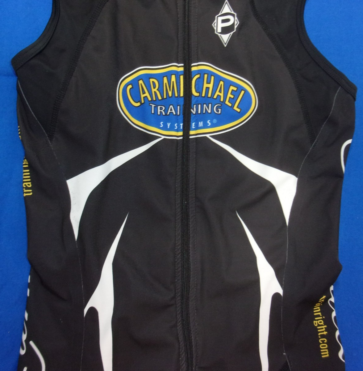 DESIGNER PANACHE CARMICHAEL TRAINING SYSTEMS CYCLING BLACK SUIT SIZE SMALL