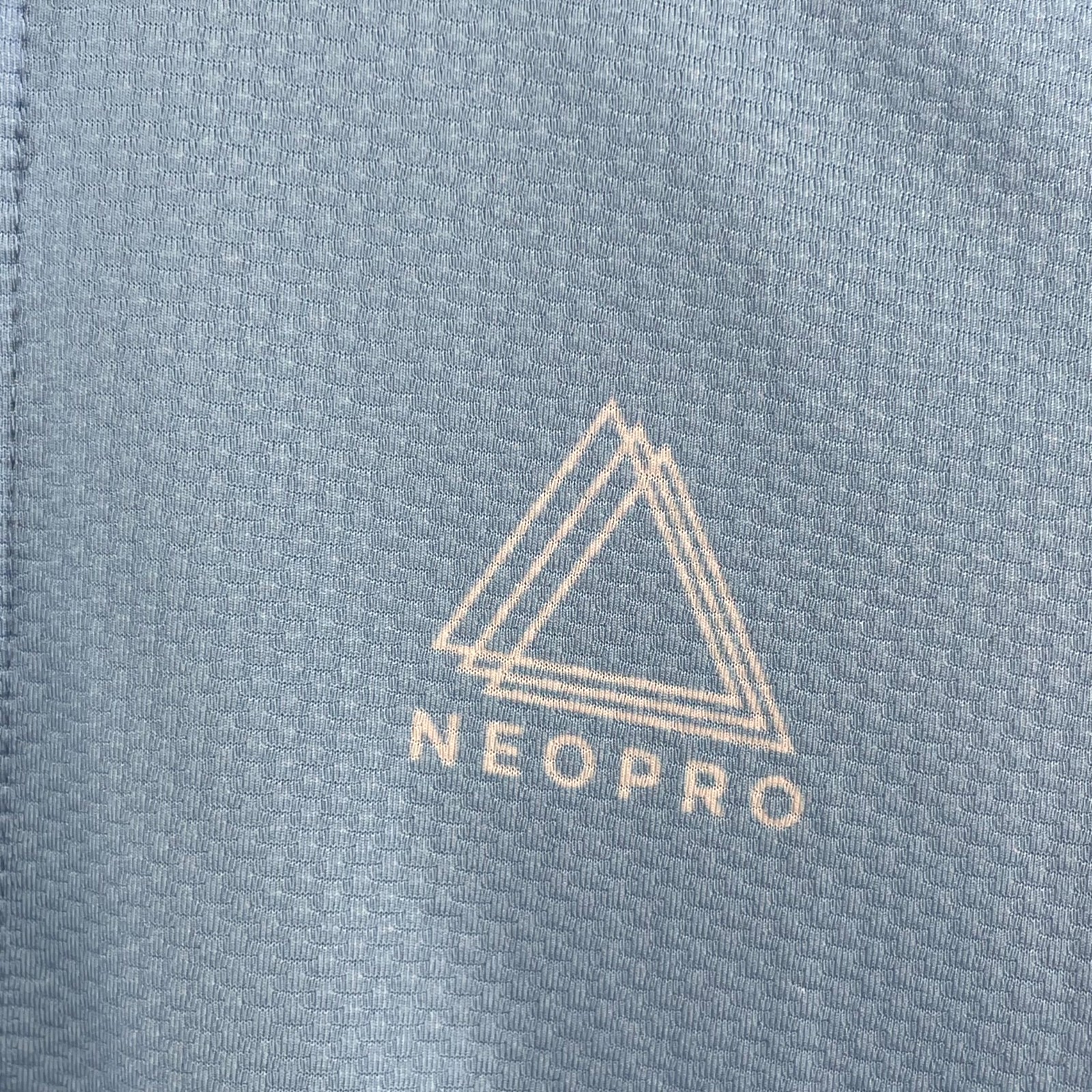 NeoPro Cycling Jersey Mens Small Blue Geometric Full Zip Sportswear Performance