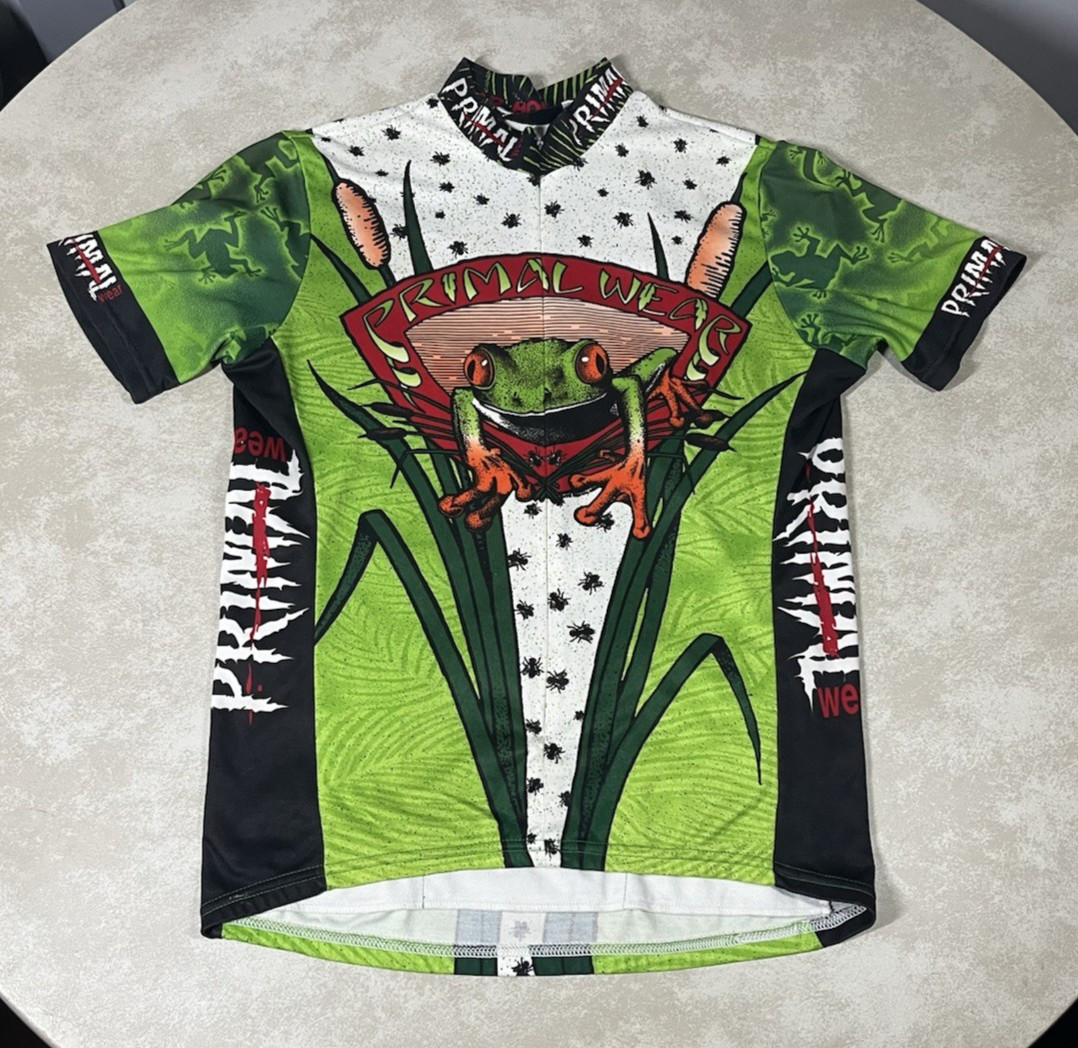 Primal Wear Bar Hopper Frog Cycling Jersey Size SEE DESCRIPTION 1349