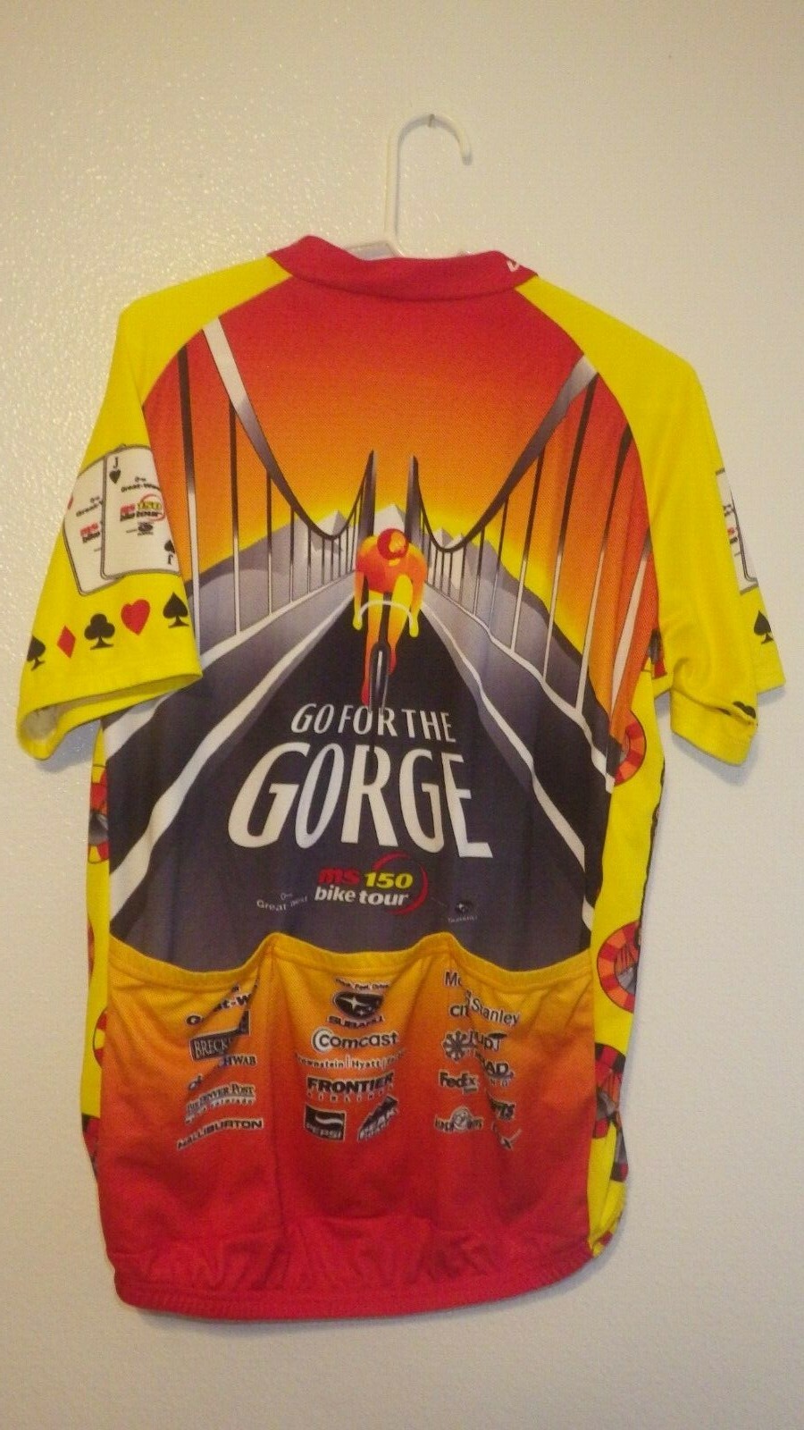 Great-West MS 150 Bike Tour Jersey 21 Anniversary Colorado Chapter XL