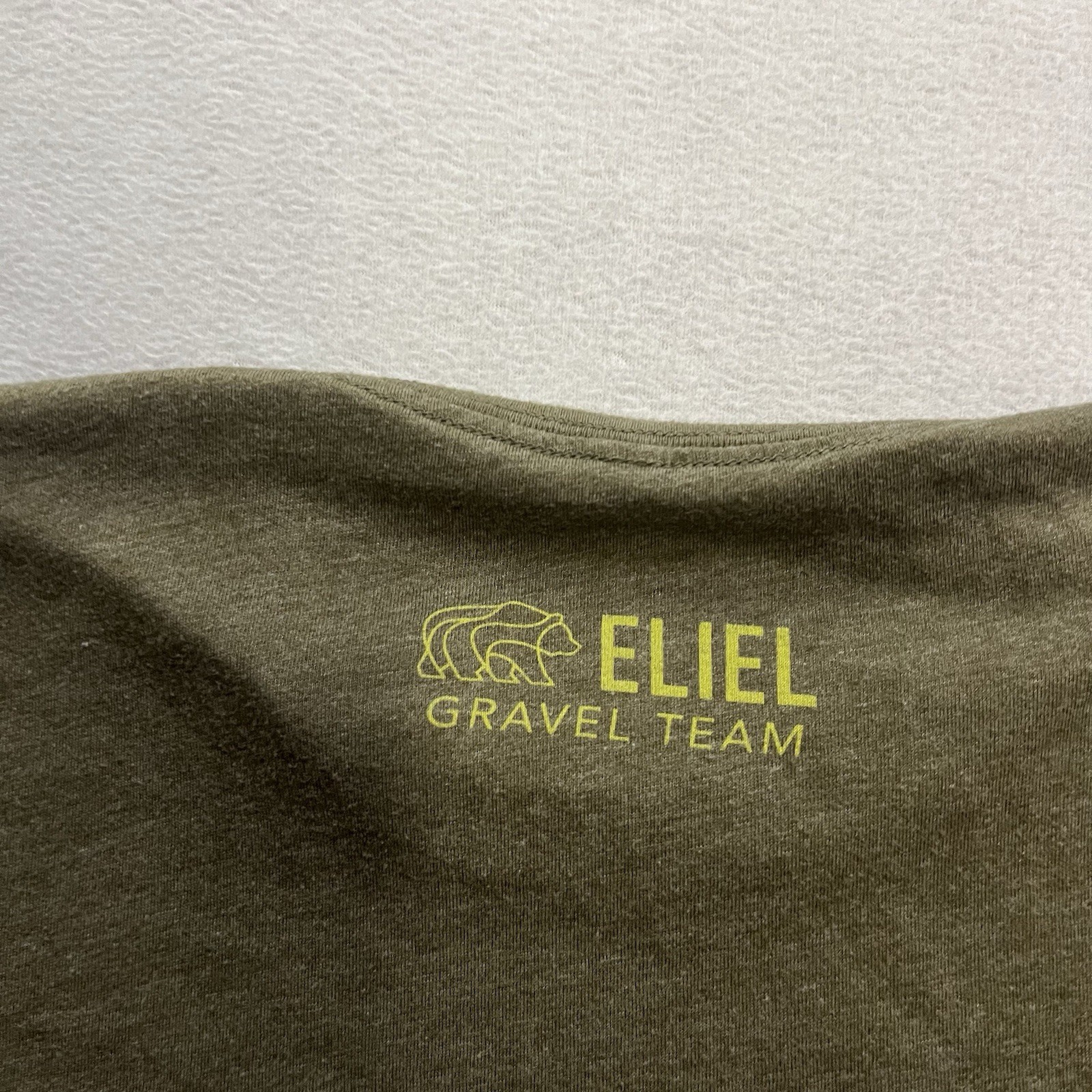 Eliel Men’s Cycling T-Shirt Men’s Size 2XL Green Short Sleeve Gravel Team Tee