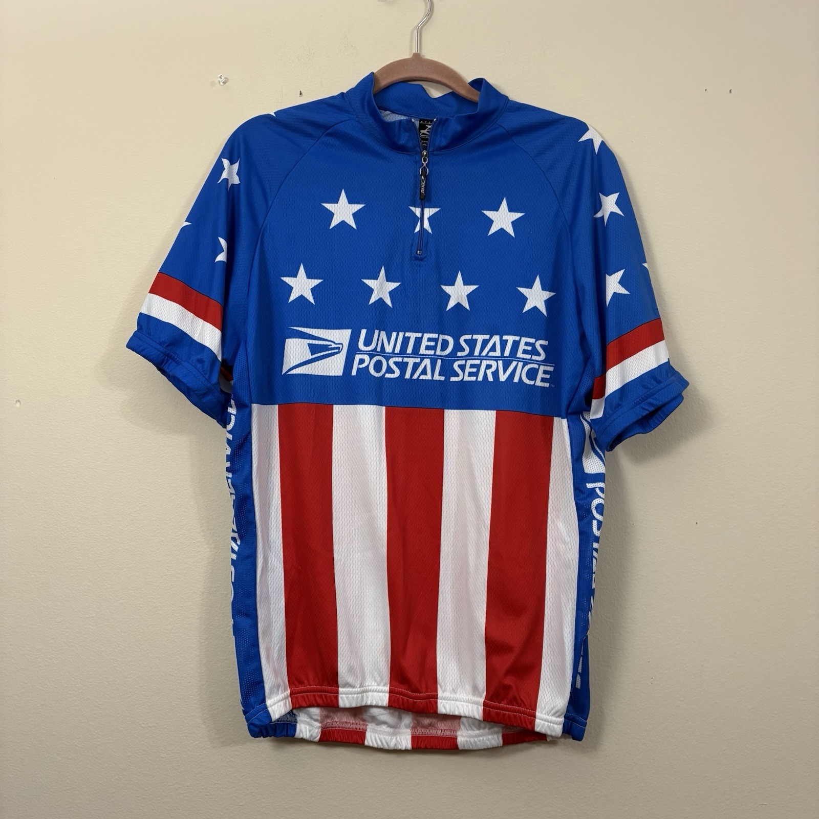 Zerie Cycling USPS Jersey mens size XXXL United States post office shirt