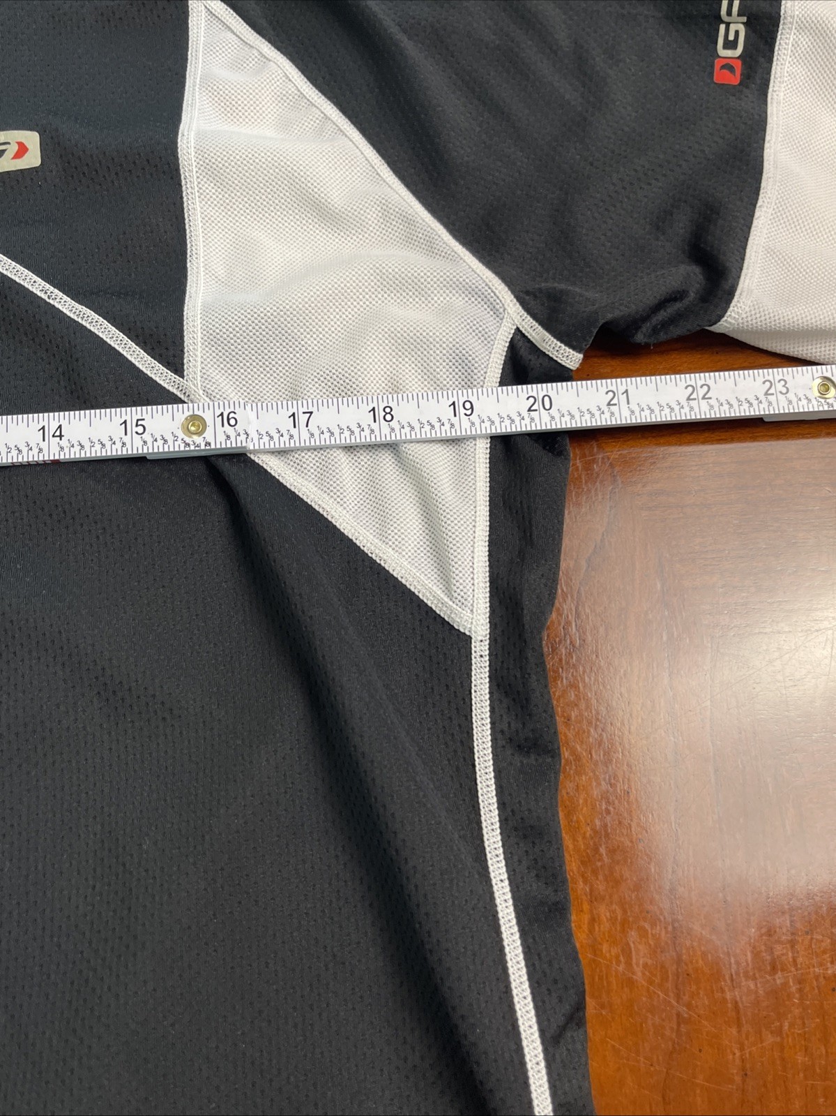 Men’s Louis Garneau Cycling Shirt Full-Zip Black/Silver Size XXL