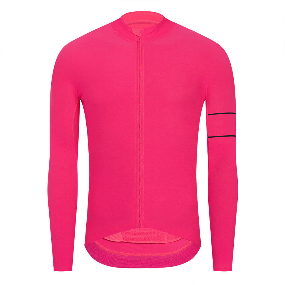 YKYWBIKE Mens Cycling Jersey long Sleeve Thermal Bicycle Bike MTB Shirt Maillots