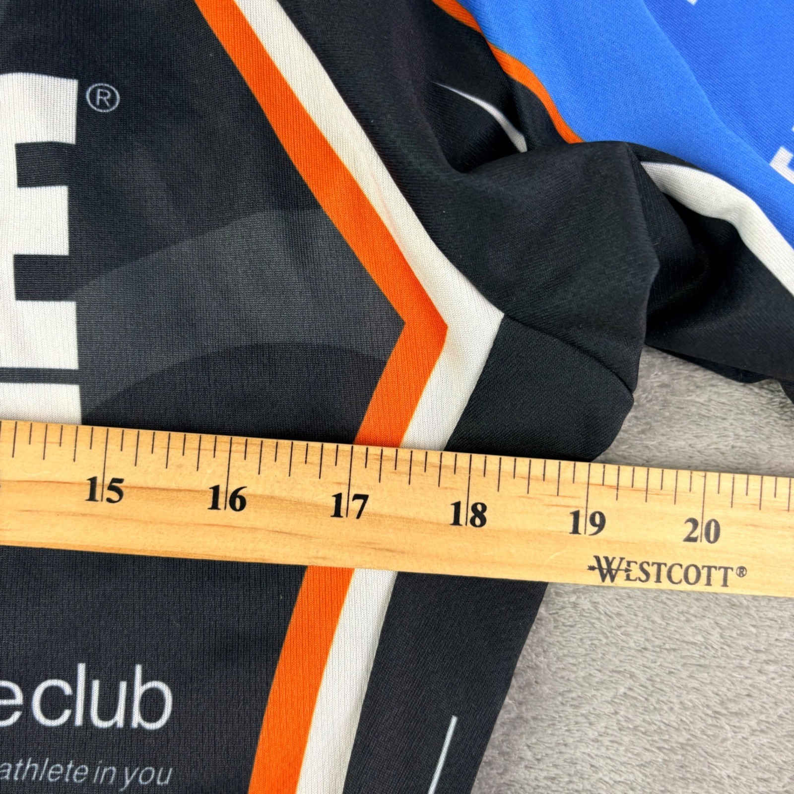 Life Time Fitness Womens XL Black Champ-Sys Cycling Jersey Full Zip Bike Cycle