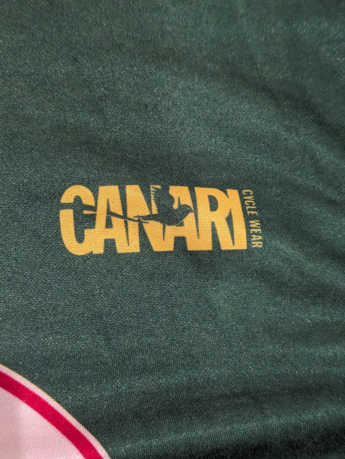 Canari Cycle Ware Bicycle Art Indy Express Recycling Cycling Jersey Size L