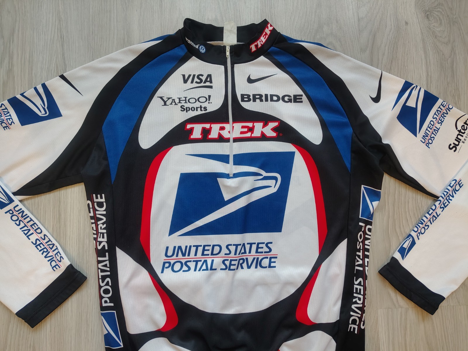 Nike US Postal Lightweight Long-Sleeve Cycling Jersey USPS 2000 Armstrong