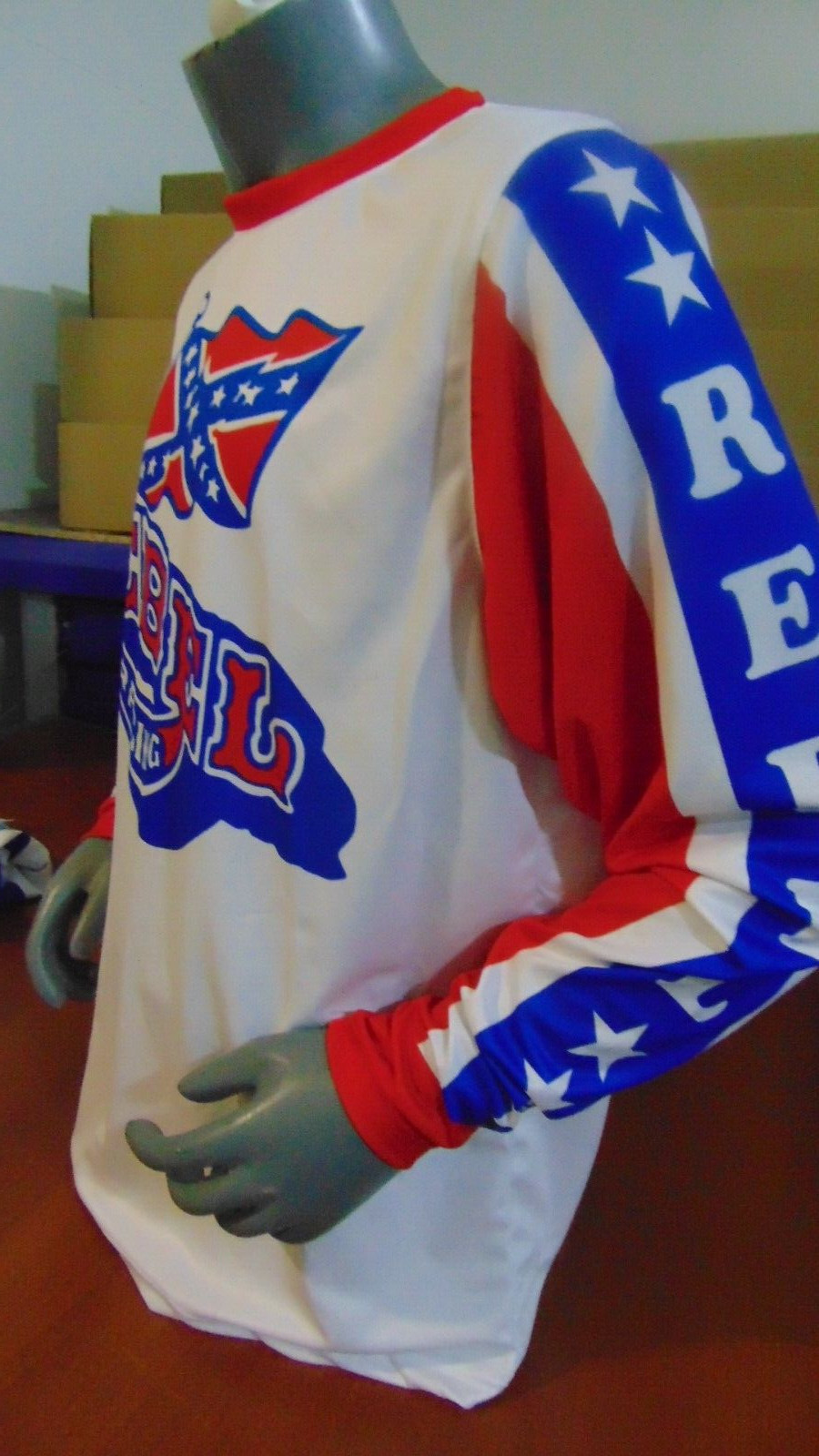 REBEL BMX BIKE JERSEY CLASSIC BMX JERSEY RACING BIKE SHIRT BMX VINTAGE M
