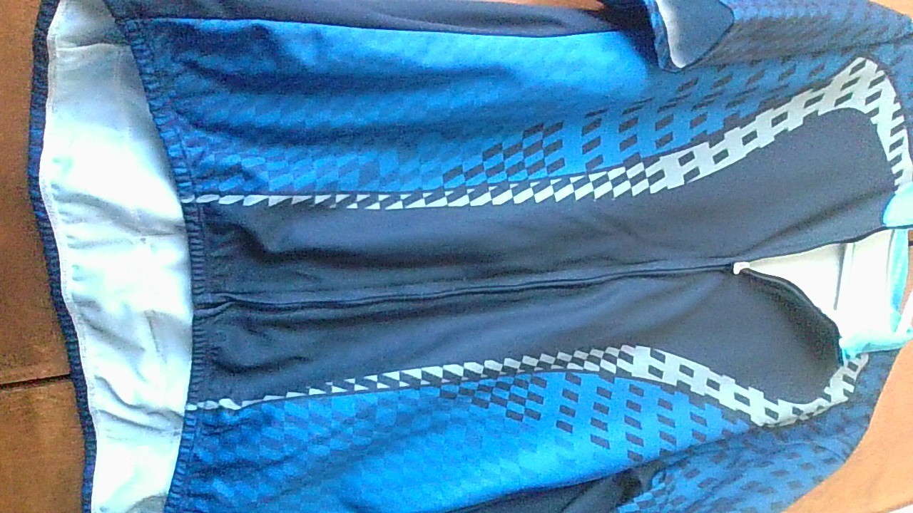 Aerotech Designs Power Tread 3XL Cycling Jersey Zip Elastic Hem 3-Poc SSlv Flaws