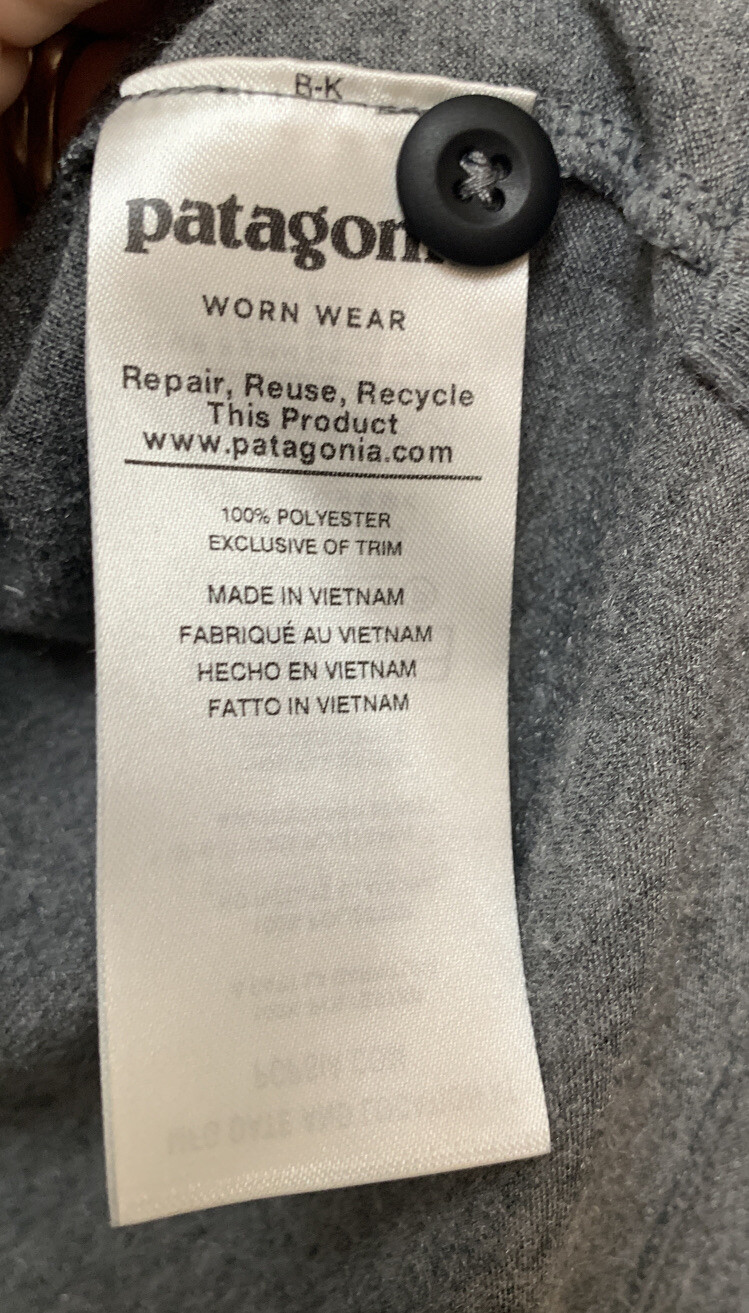 Patagonia Capilene Cool Trail Bike Henley Jersey – Gray Sz S EUC