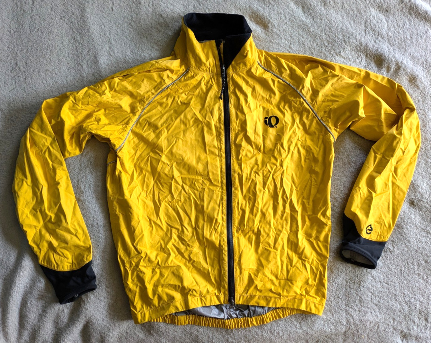 PEARL IZUMI Event Cycling Windbreaker Jacket Mens Medium Yellow
