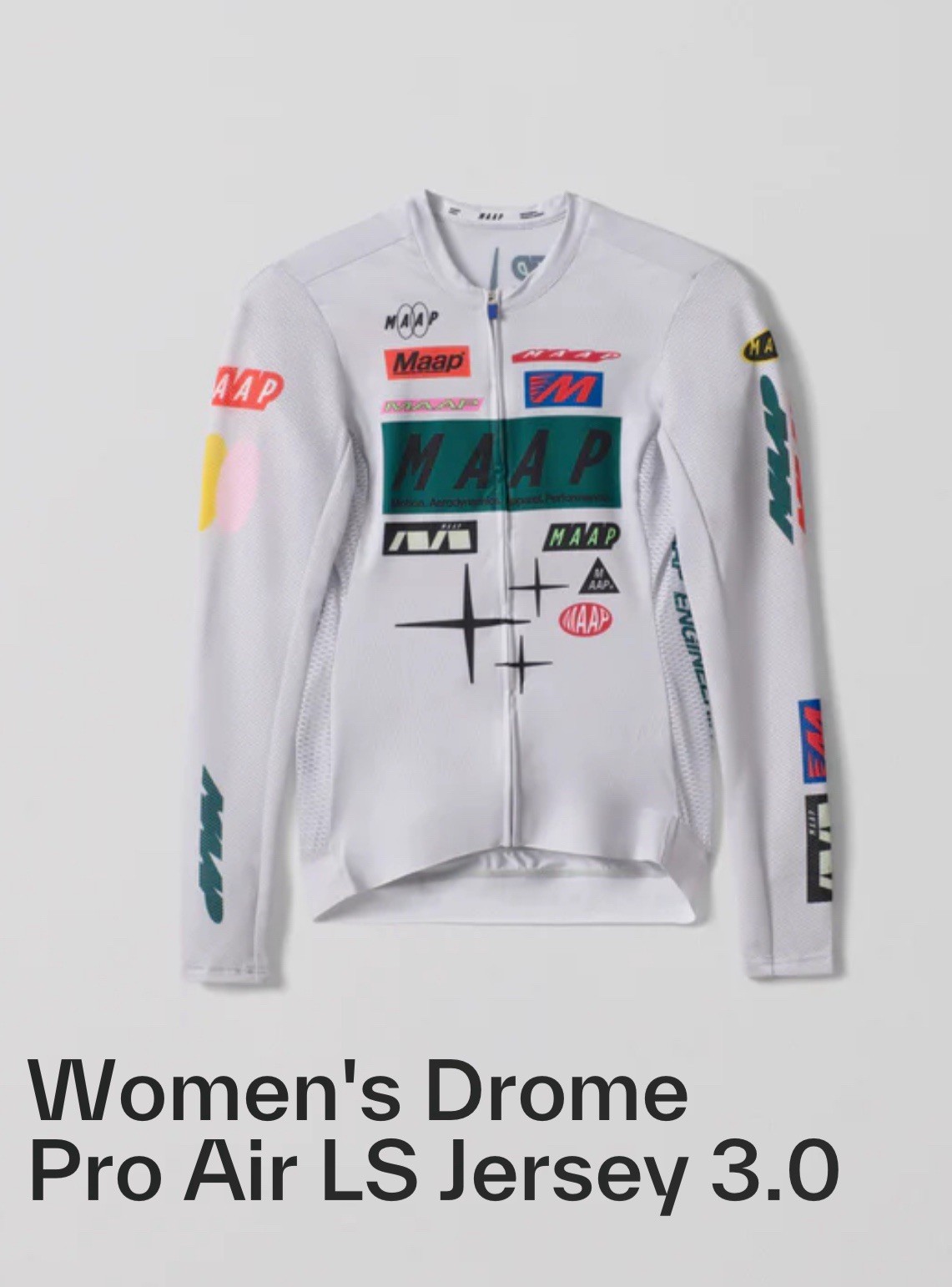 New MAAP Drome Pro Air LS Jersey 3.0 Woman’s Large
