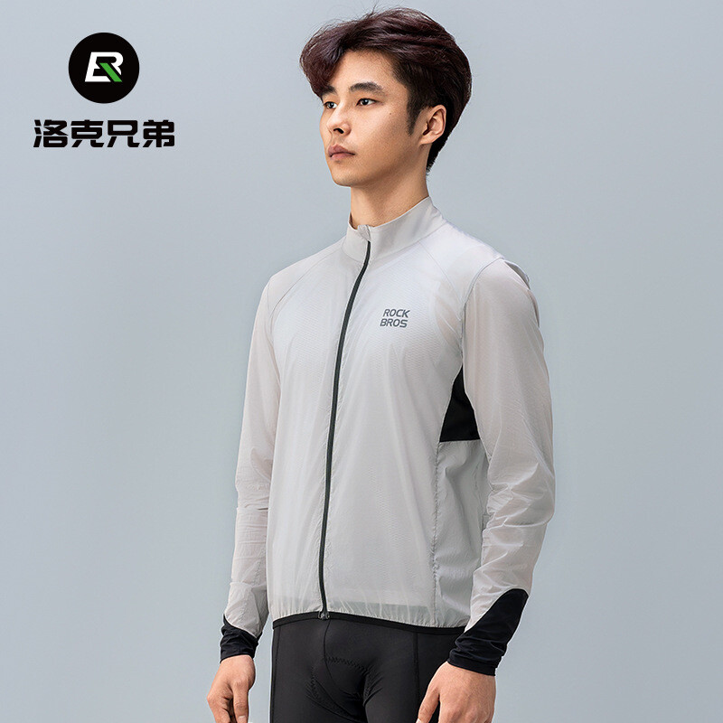 Rockbros MTB Road Bike Windbreak Jacket Sporting Jersey Breathable Sweat-wicking