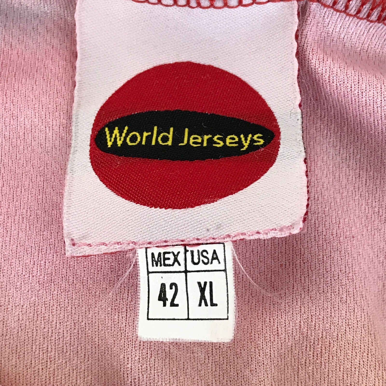 World Jerseys Nuke’em Size XL Short Sleeve Cycling 3/4 Zip Pockets Polyester