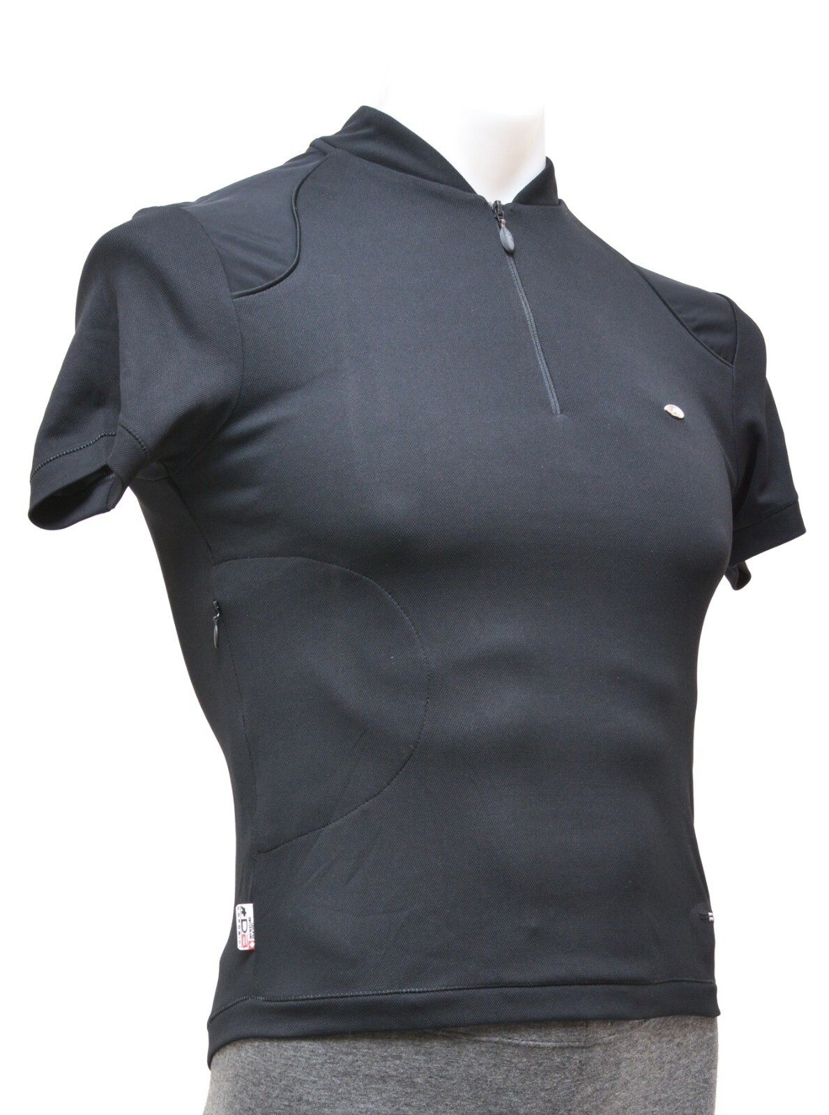 assos DB.1 activityPolo Short Sleeve Men XS Black Dopo Lifestyle Casual Bike Zip