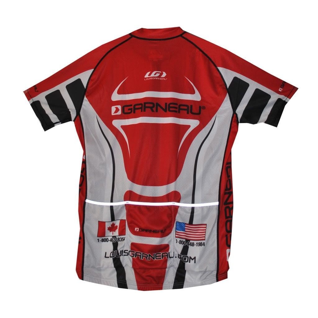 new S cycling jersey Louis Garneau Equipe Euro diamond full zip reflective band