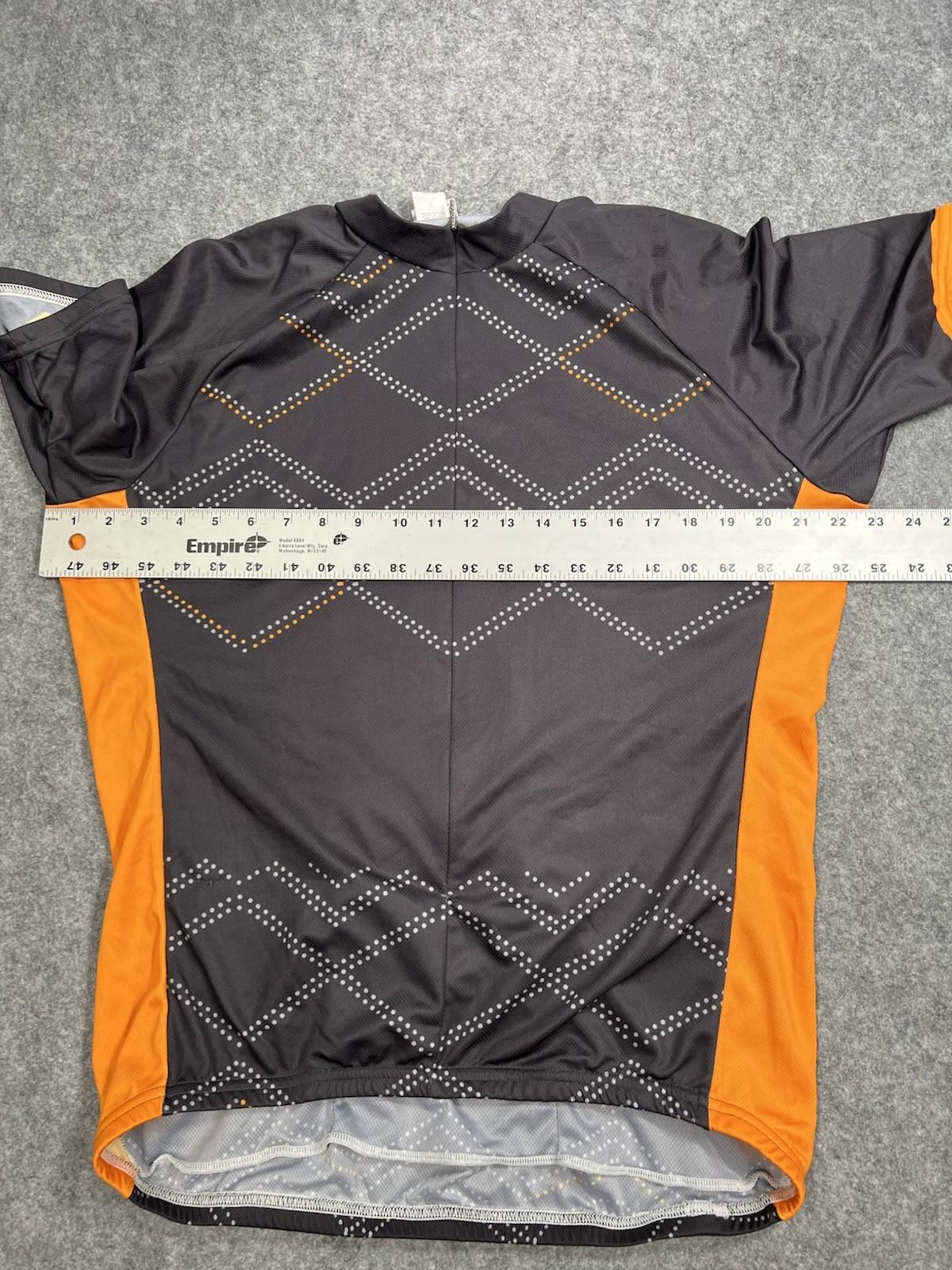 Voler REI Adventures Cycling Jersey Men’s XL 3/4 Zip Biking gray orange