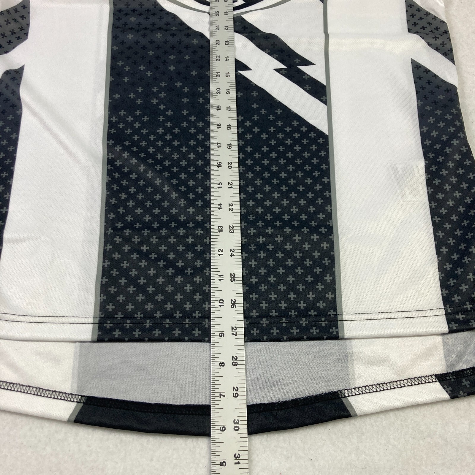 FLY RACING F-16 Cycling Jersey Mens Small Black White Logo Motocross Off Road