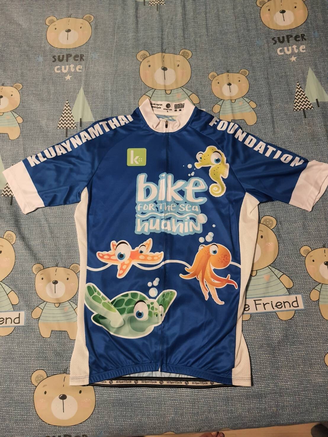 bike jersey large short sleeve mens shirt from Huahin Thailand