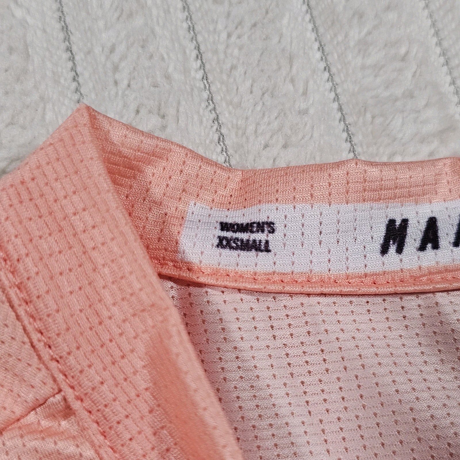 MAAP Women’s Cycling Jersey Drome Pro Air 3.0 Peach Breathable Pockets XXS 2XS