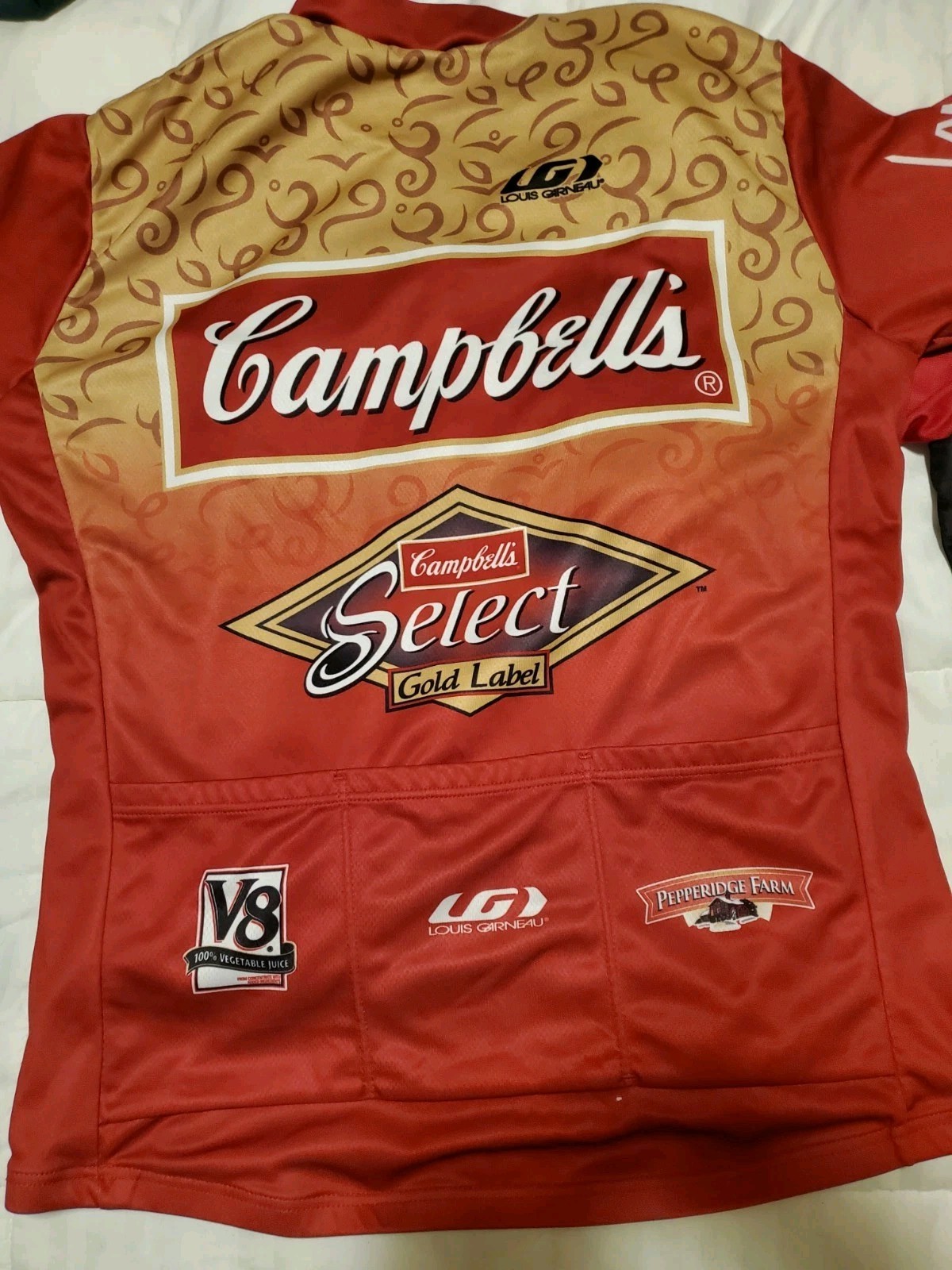 2Lot Rare Orig XXL XXXL 2006 Campbell’s Cycling Team Jersey Louis Garneau Shirts