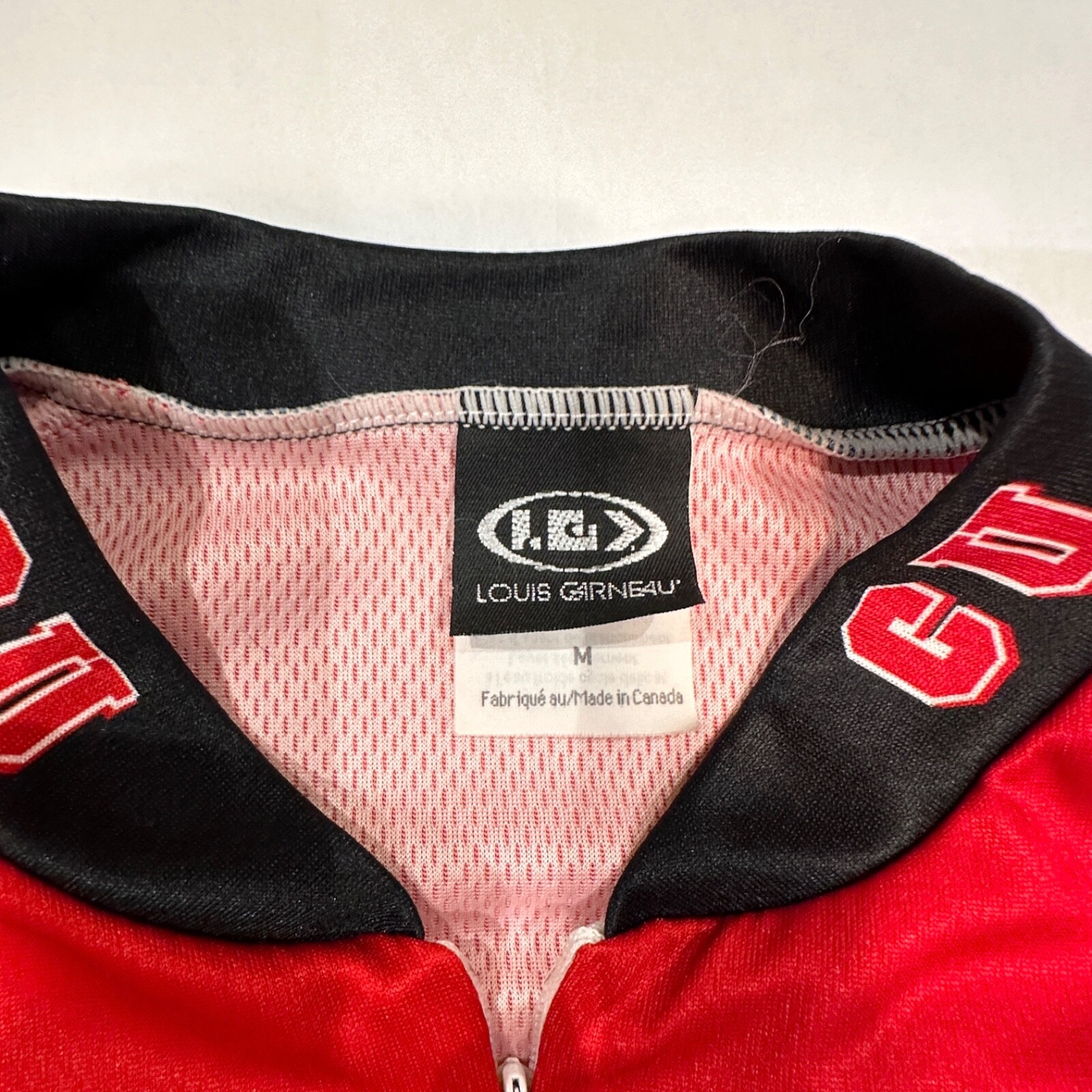 Louis Garneau Cornell Cycling Bike Jersey Women’s Medium 100% Polyester 3/4 Zip