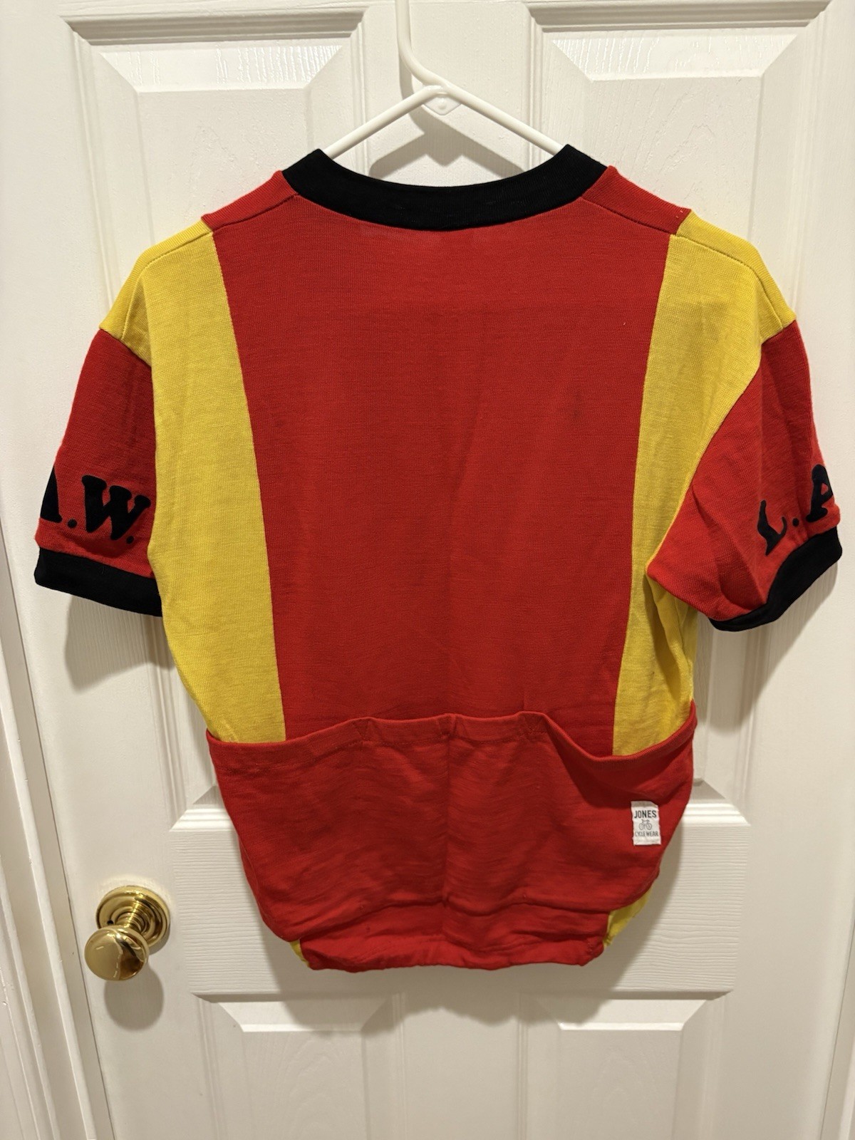 Vintage League American Wheelmen Short sleeve Cycling Jersey Adult Small