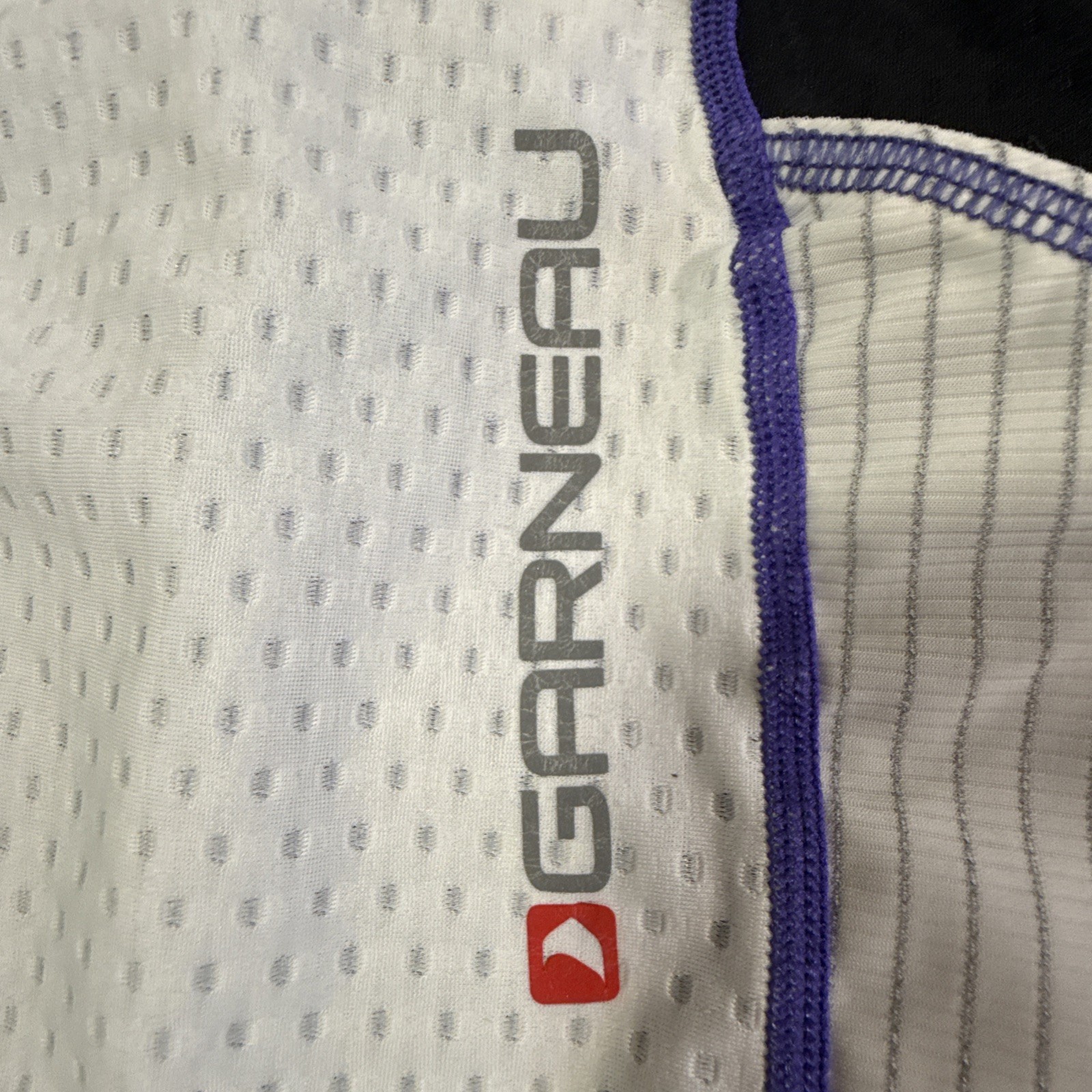 Louis Garneau Women’s Hersey Small Purple Racerback Pro Carbon-X Mesh Tri Top