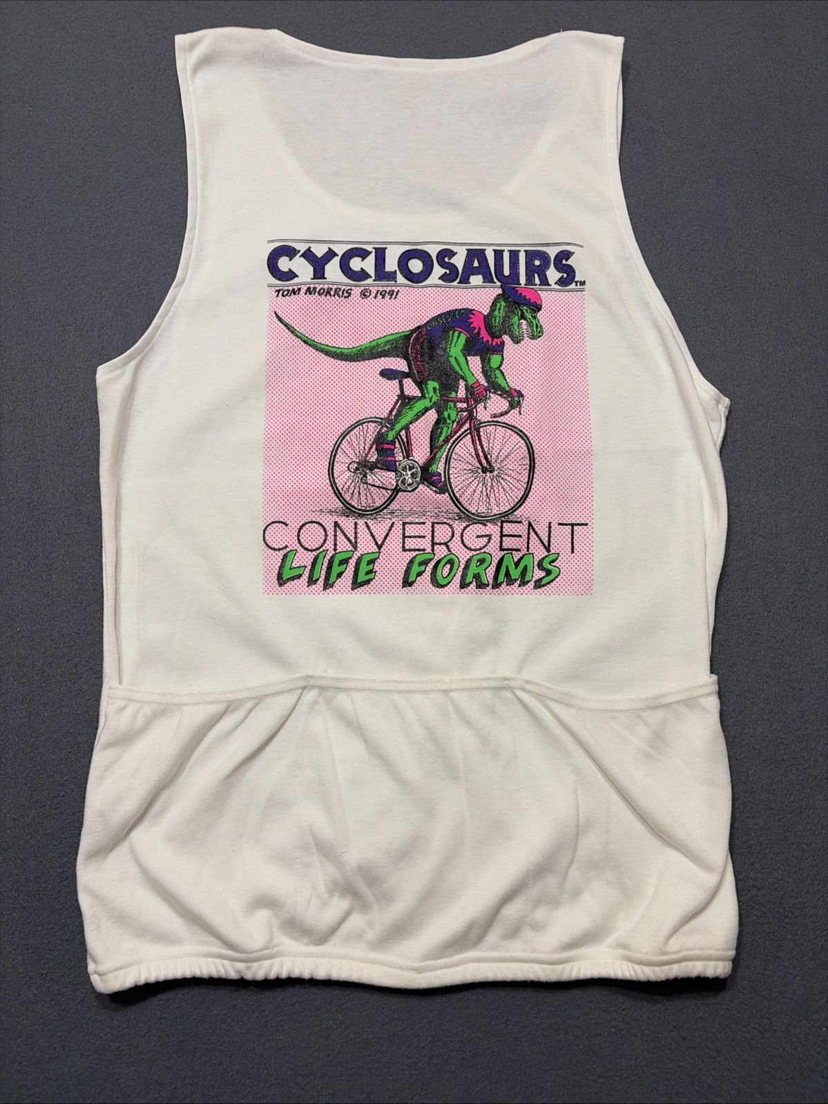 Vintage 90’s Tom Morris Cyclosaurs Elastic Waist Back Pockets Made USA Size XL