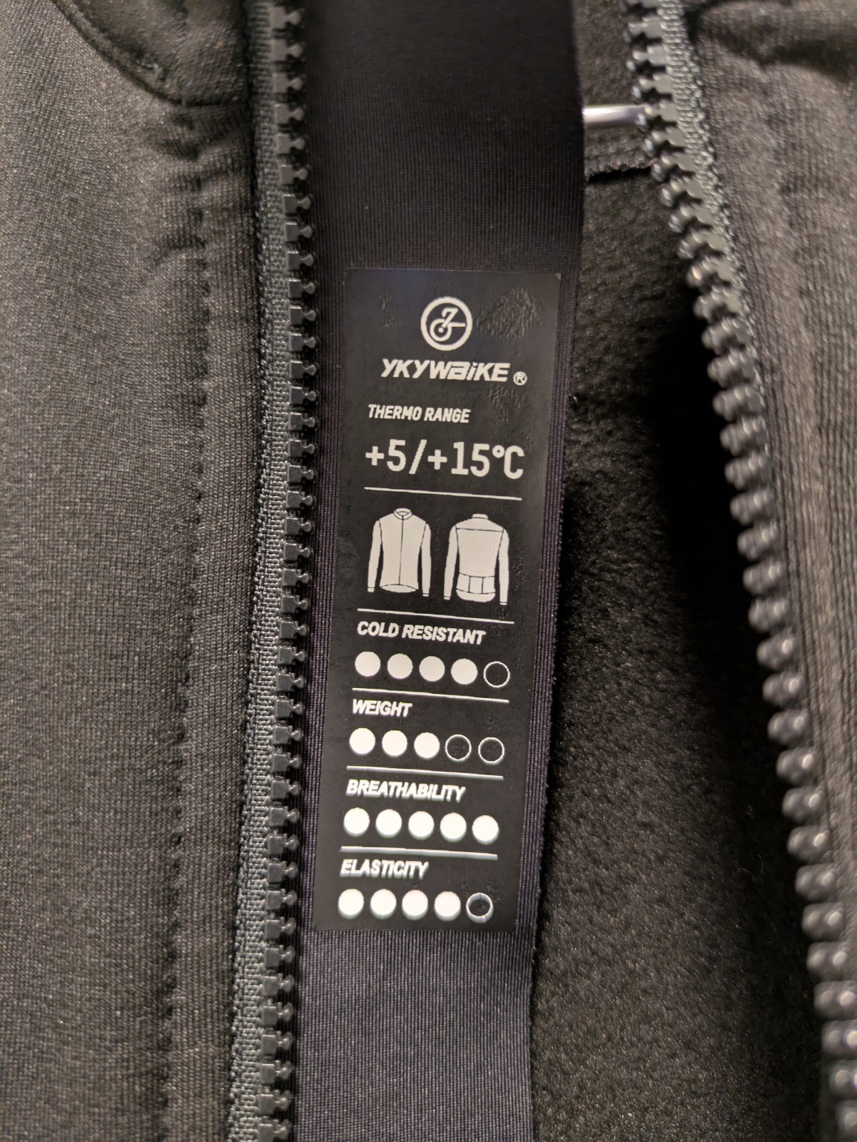 YKYWBike Thermal Fleece Cycling Jersey