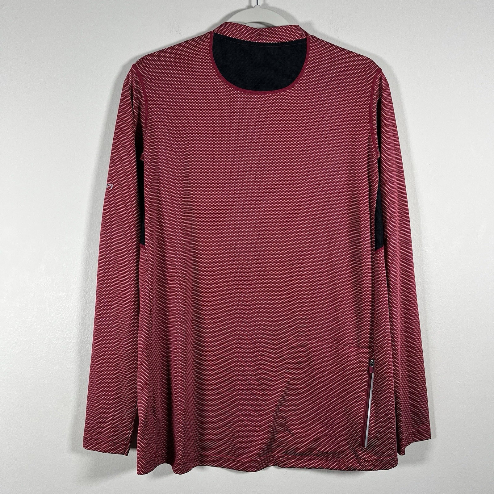 Canari Red and Black Long Sleeve Cycling Shirt Men’s Size M