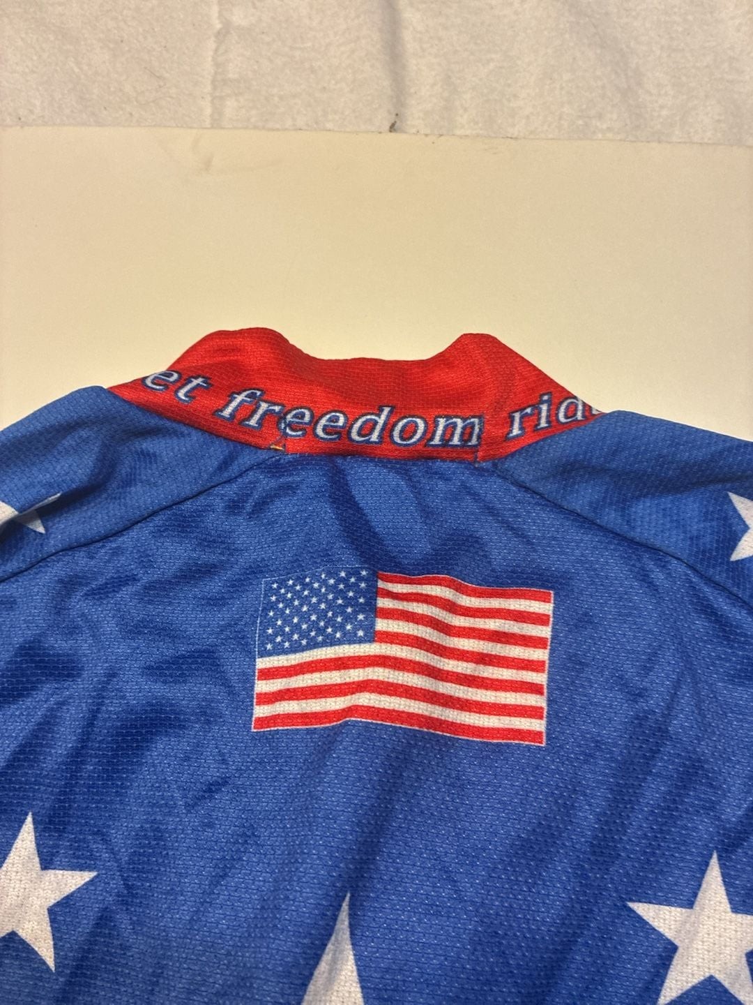 Vintage DeFeet USPS Stars and Stripes USA Cycling Jersey