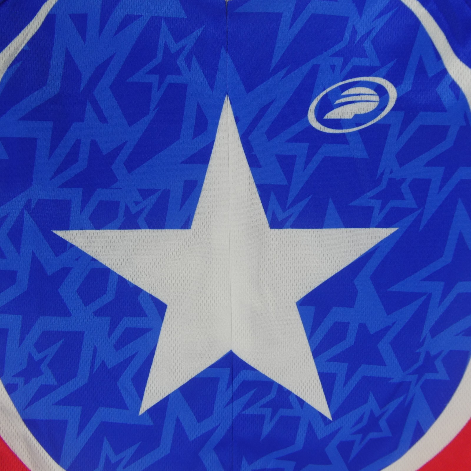 Performance Men’s Red White Blue Large Captain America Cycling Jersey USA