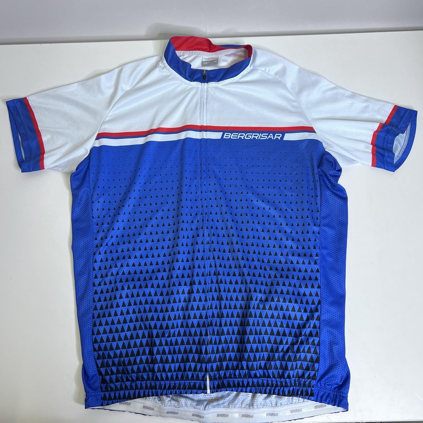 BERGRISAR Men’s Breathable Summer Cycling Jersey – Size XXL