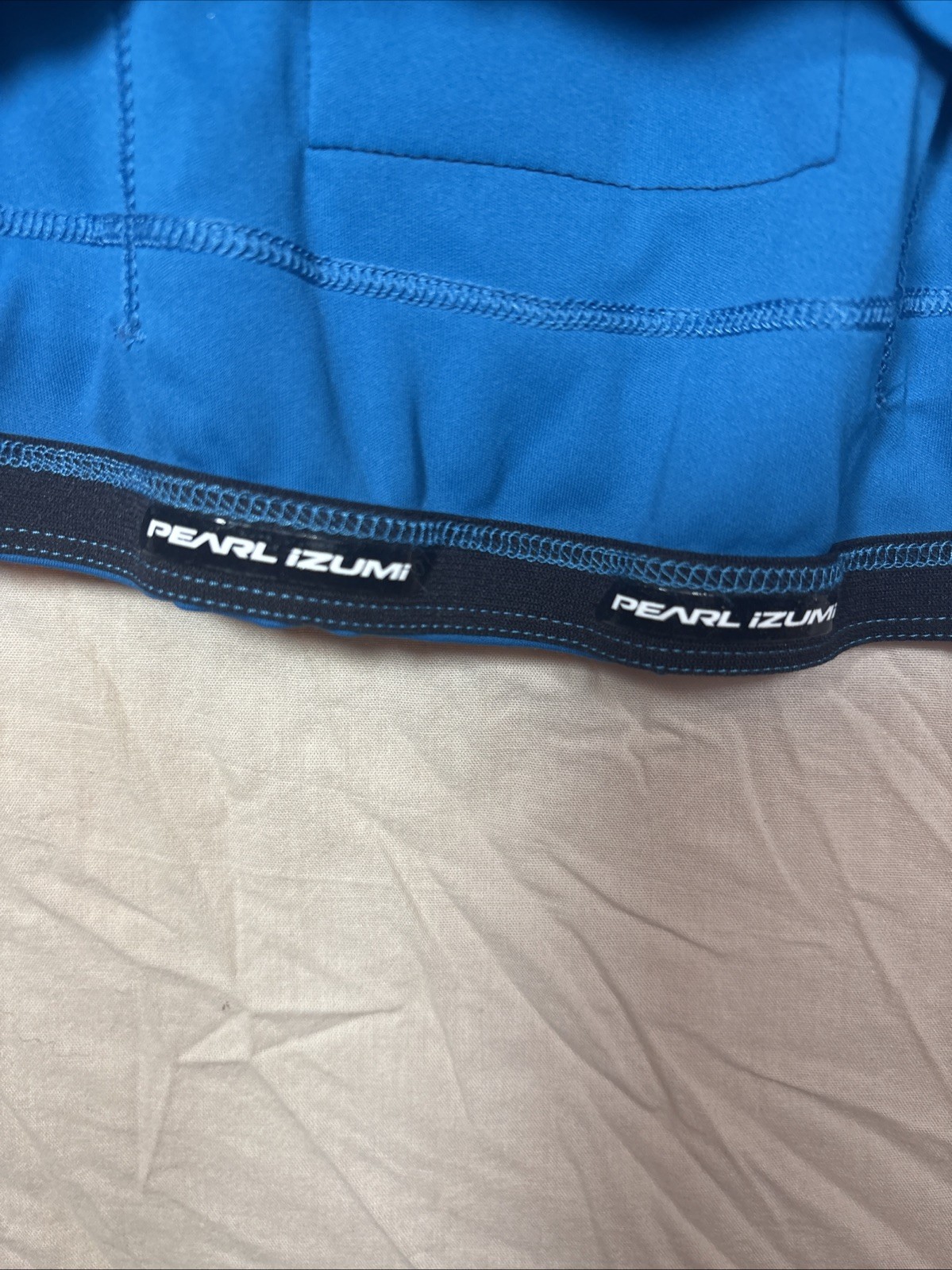 PEARL IZUMI Elite Series Cycling Jersey Mens Large Blue White Bicycle