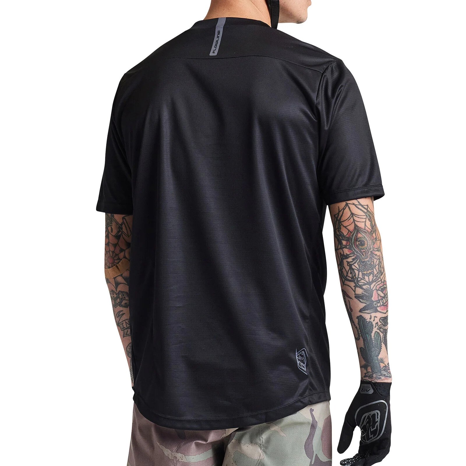 Troy Lee Designs Flowline SS Solid Black Bike Jersey BMX/Downhill/MTB/Bicycle