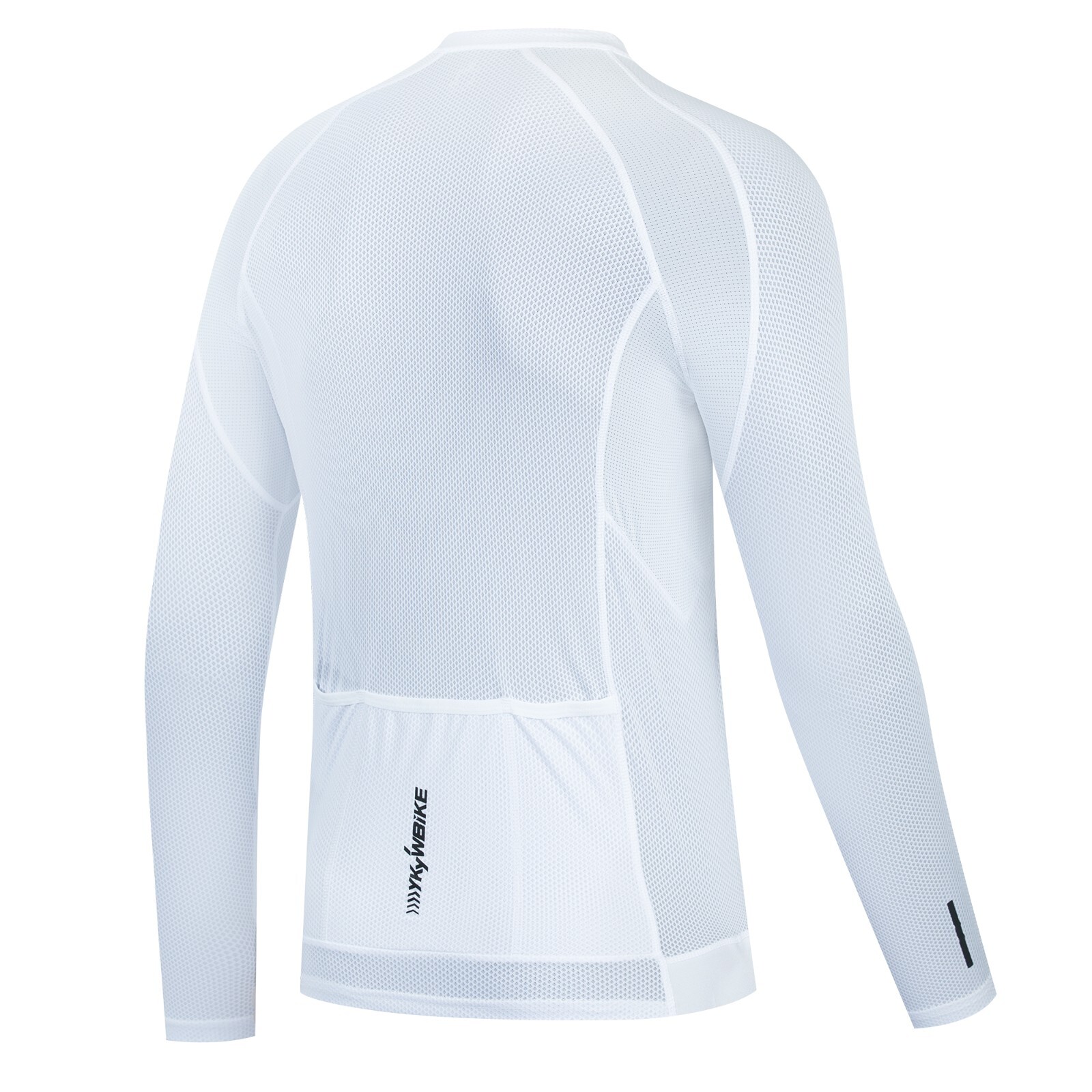 Men Casual Cycling Jersey Long Sleeve Half Zip T- Shirts Bike Breathable Tops