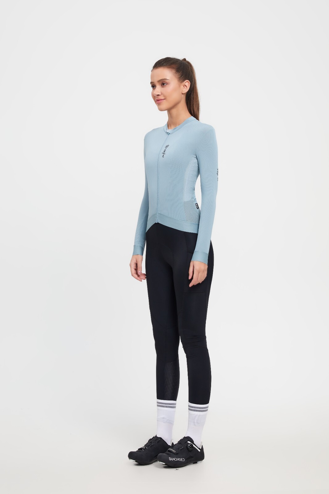 YKYWBIKE 2025 Women Cycling Jersey Tops Road Bike Long Sleeve Shirt Breathable