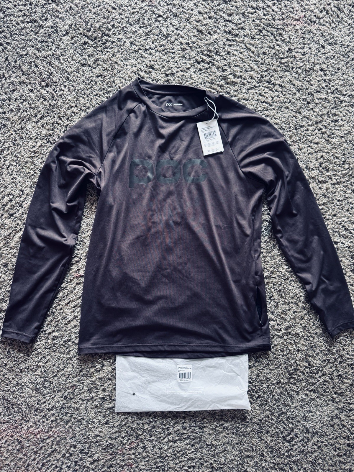 POC Reform Enduro Quick Dry Jersey Mens Size M medium Axinite Brown MTB Cycling