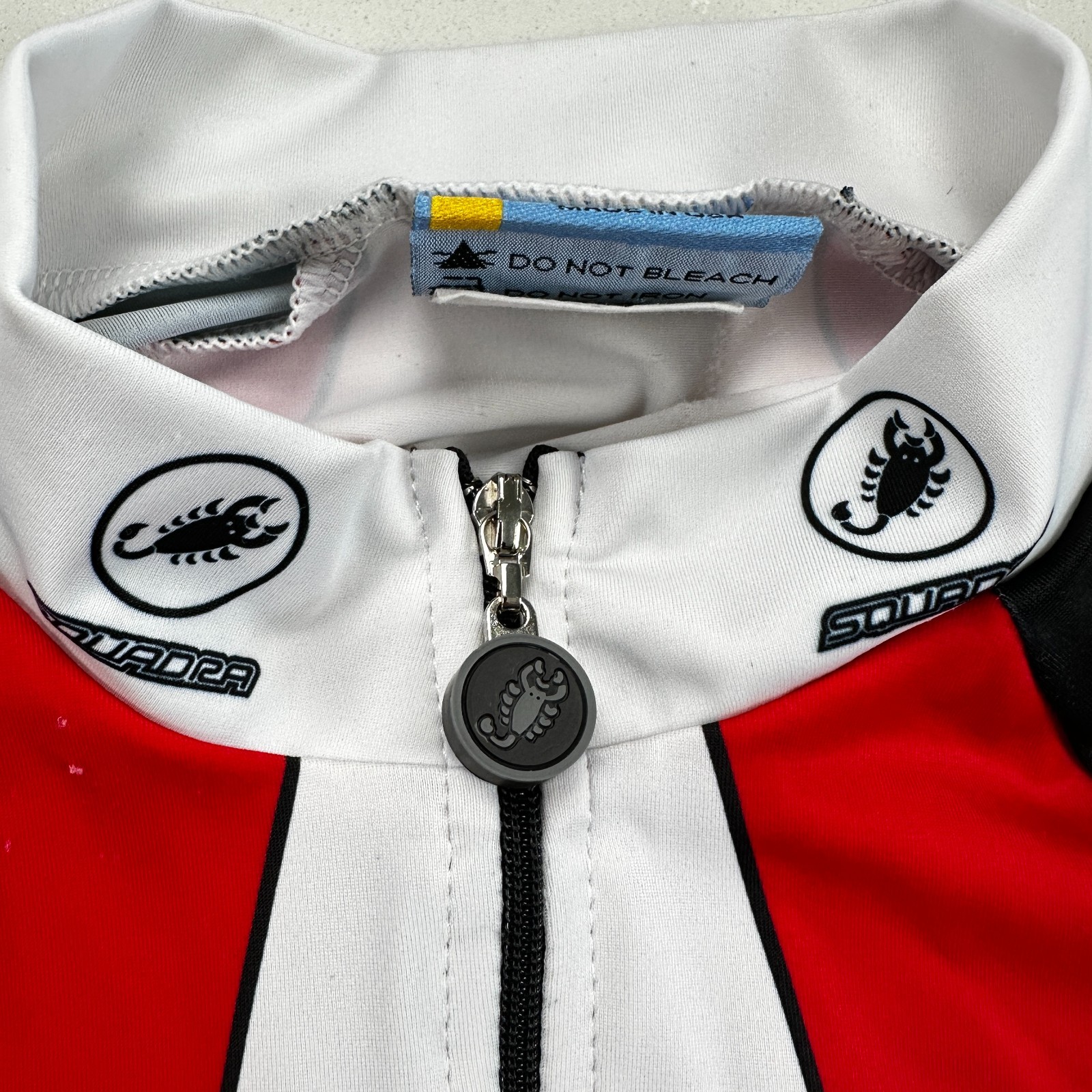 Women’s Squadra Cycling Speed Skinsuit Full Zip Short Sleeve M Black and red