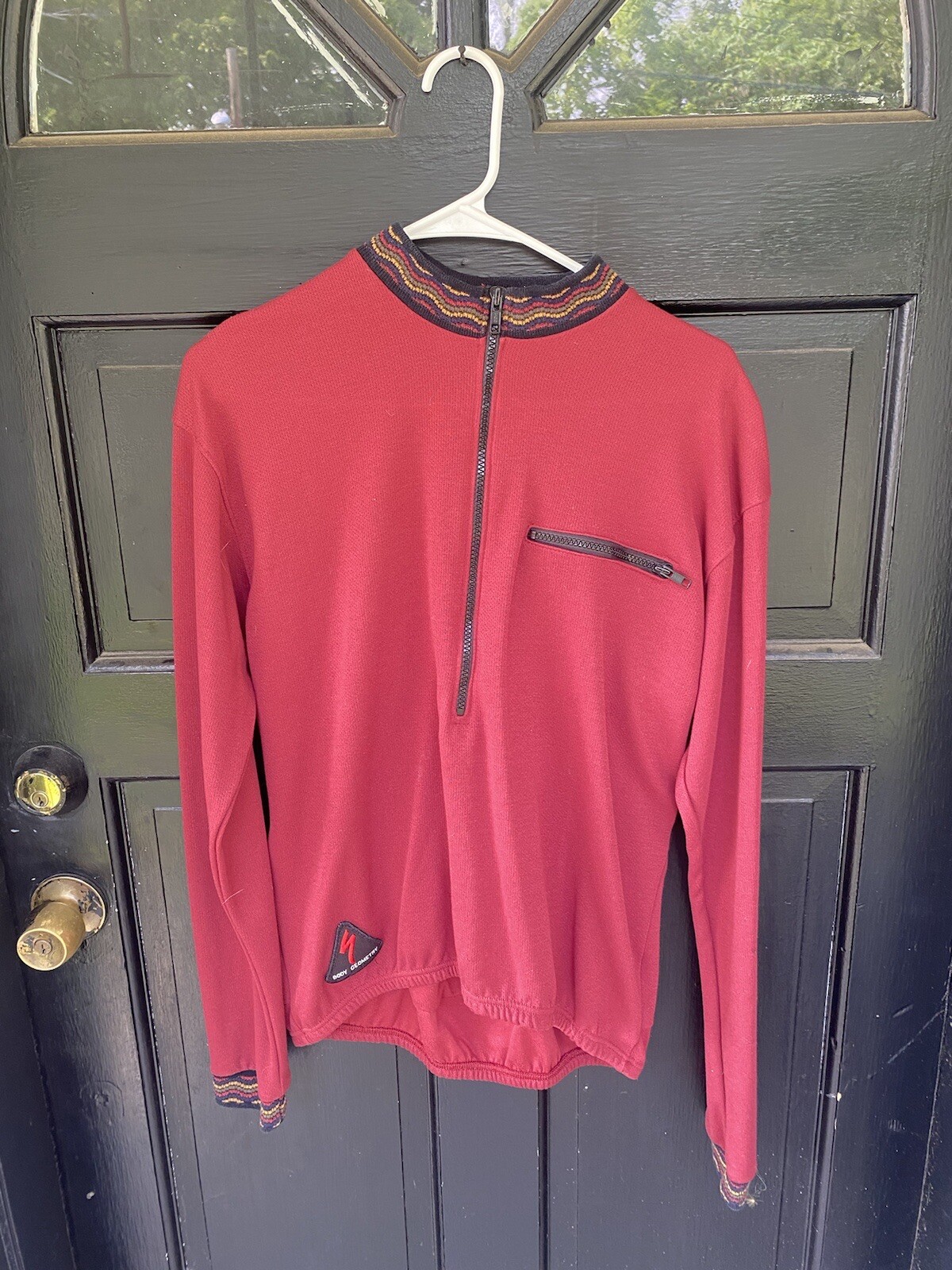 Nice Long Sleeve Specialized Road Bike Shirt -Body Geometry-Back Pockets