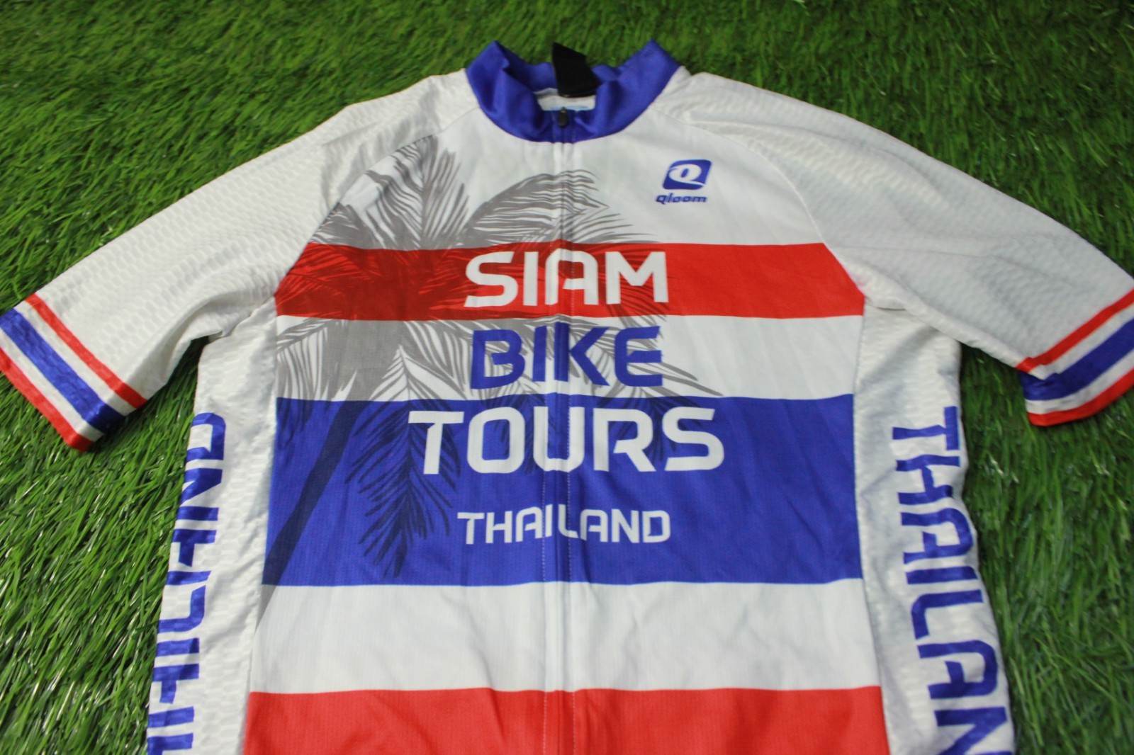 RARE BIKE CYCLING SHIRT JERSEY SIAM BIKE TOURS THAILAND QLOOM ORIGINAL SIZE M