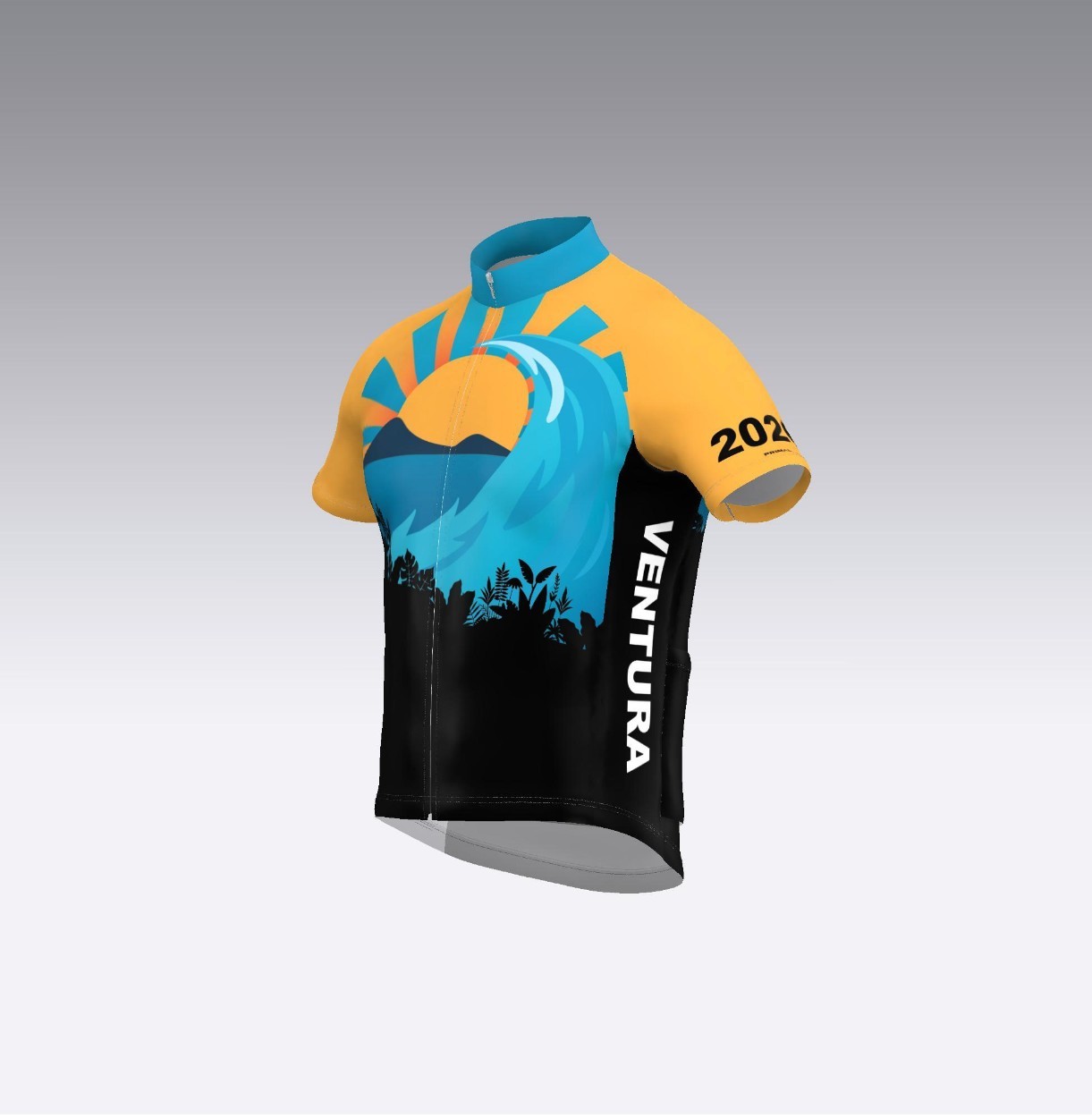 Bike the Coast 2026 Ventura – Primal Bicycle Jersey – NWT – Size Large