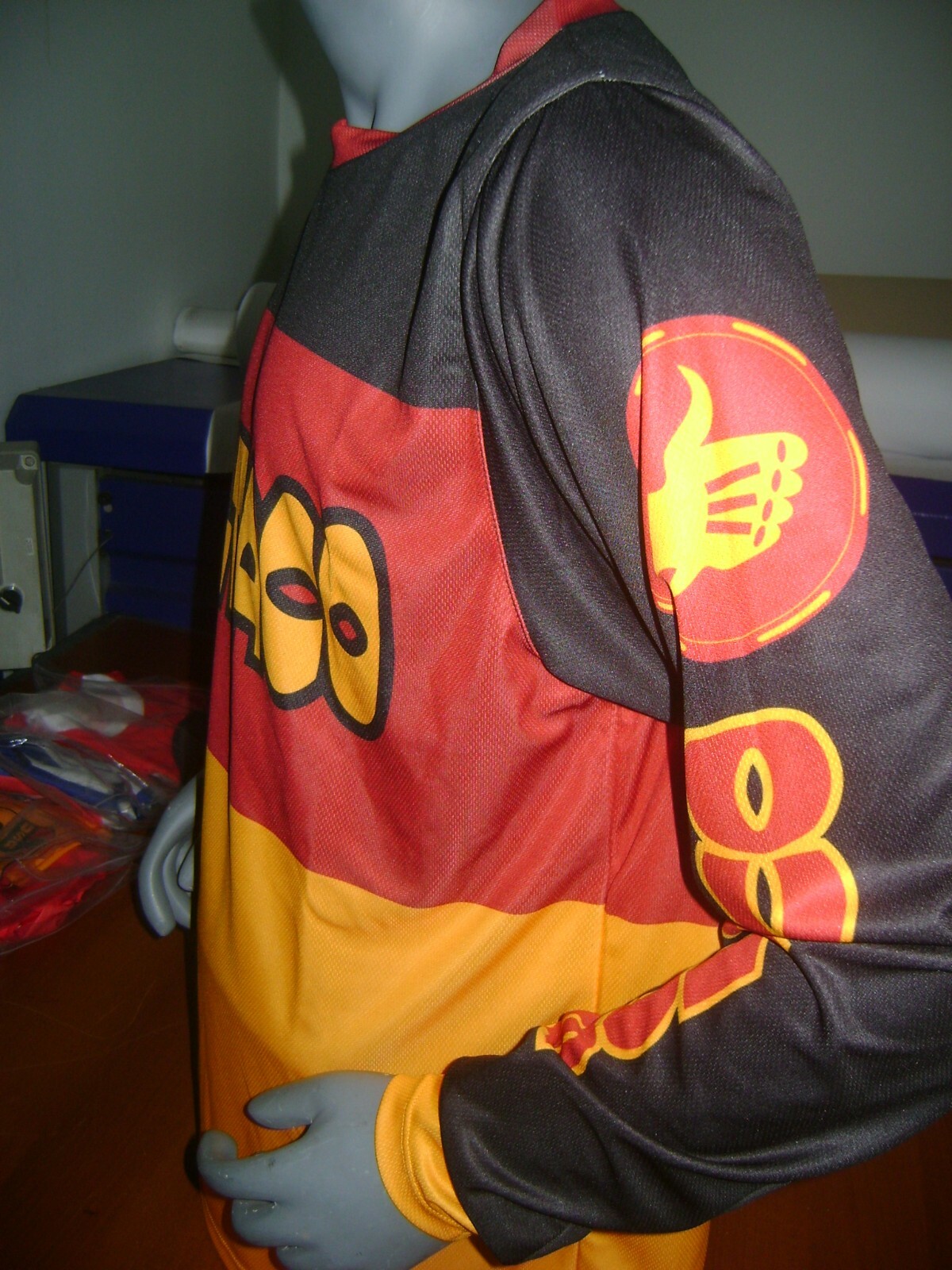 OLD SCHOOL MOTO JERSEY CLASSIC JERSEY BIKE SHIRT MOTOCROSS BULTACO VINTAGE XL