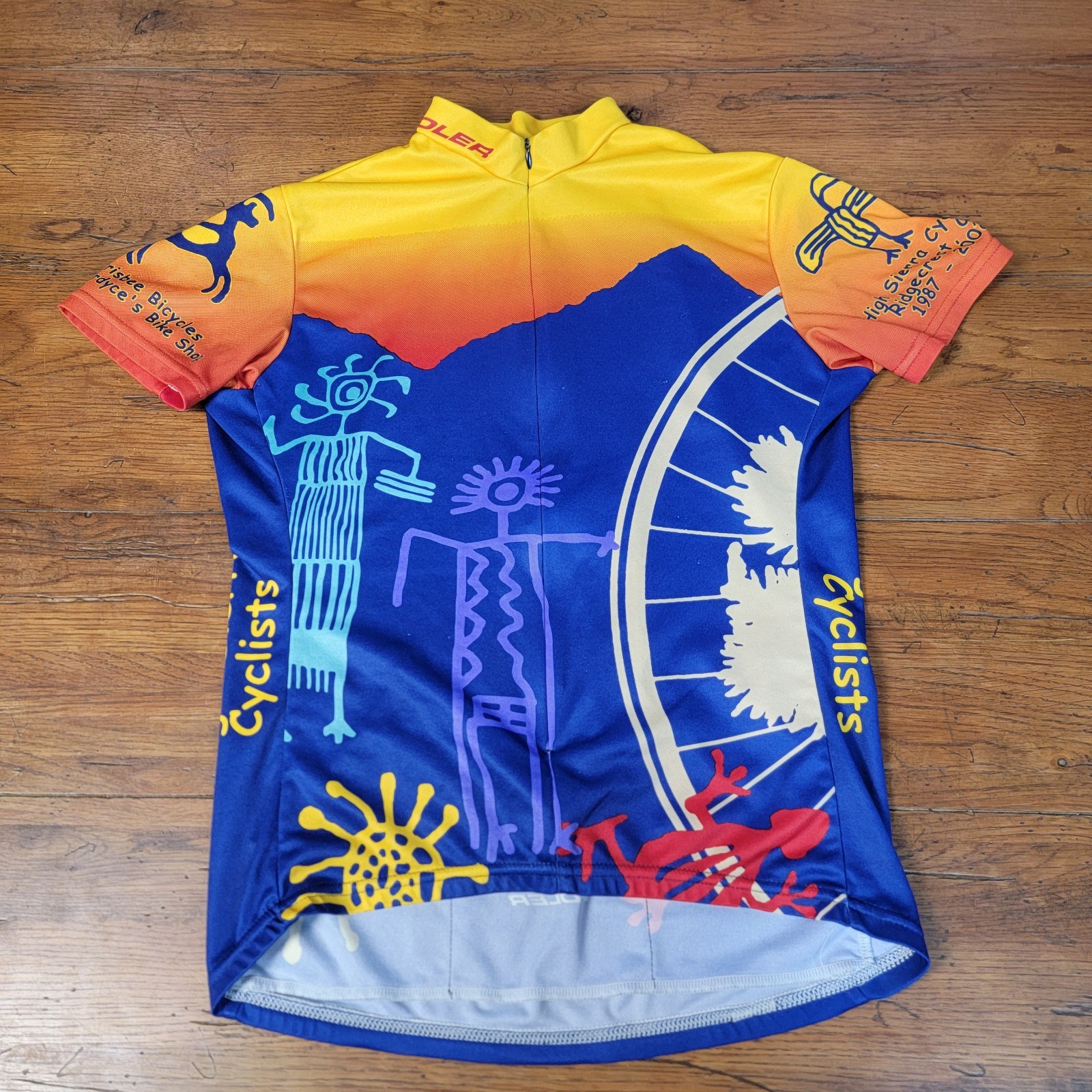 Voler Womens Medium? Cycling Jersey 19″ P2P Short Sleeve High Sierra Cyclists